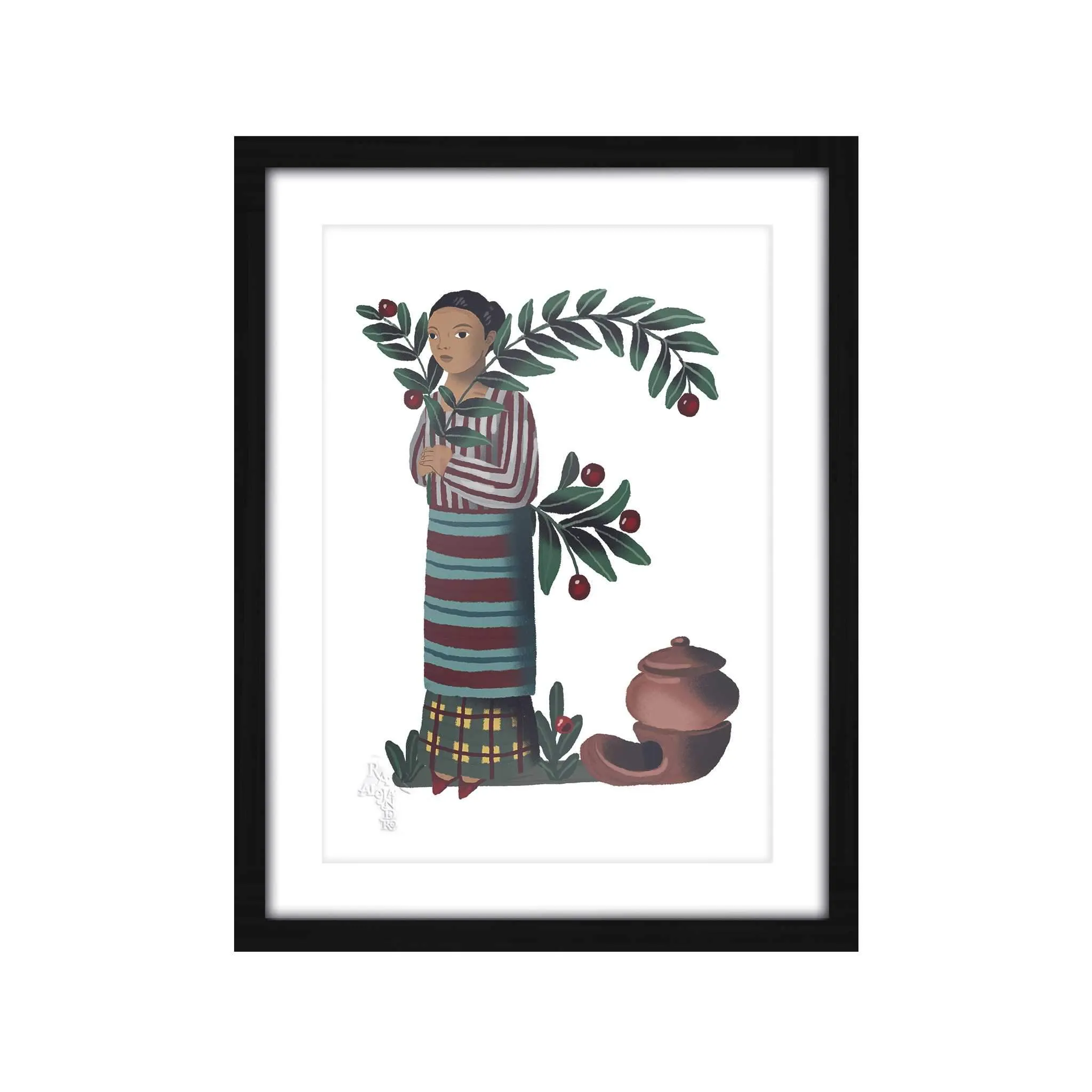 Letras Y Figuras Framed Art Print [CLEARANCE]