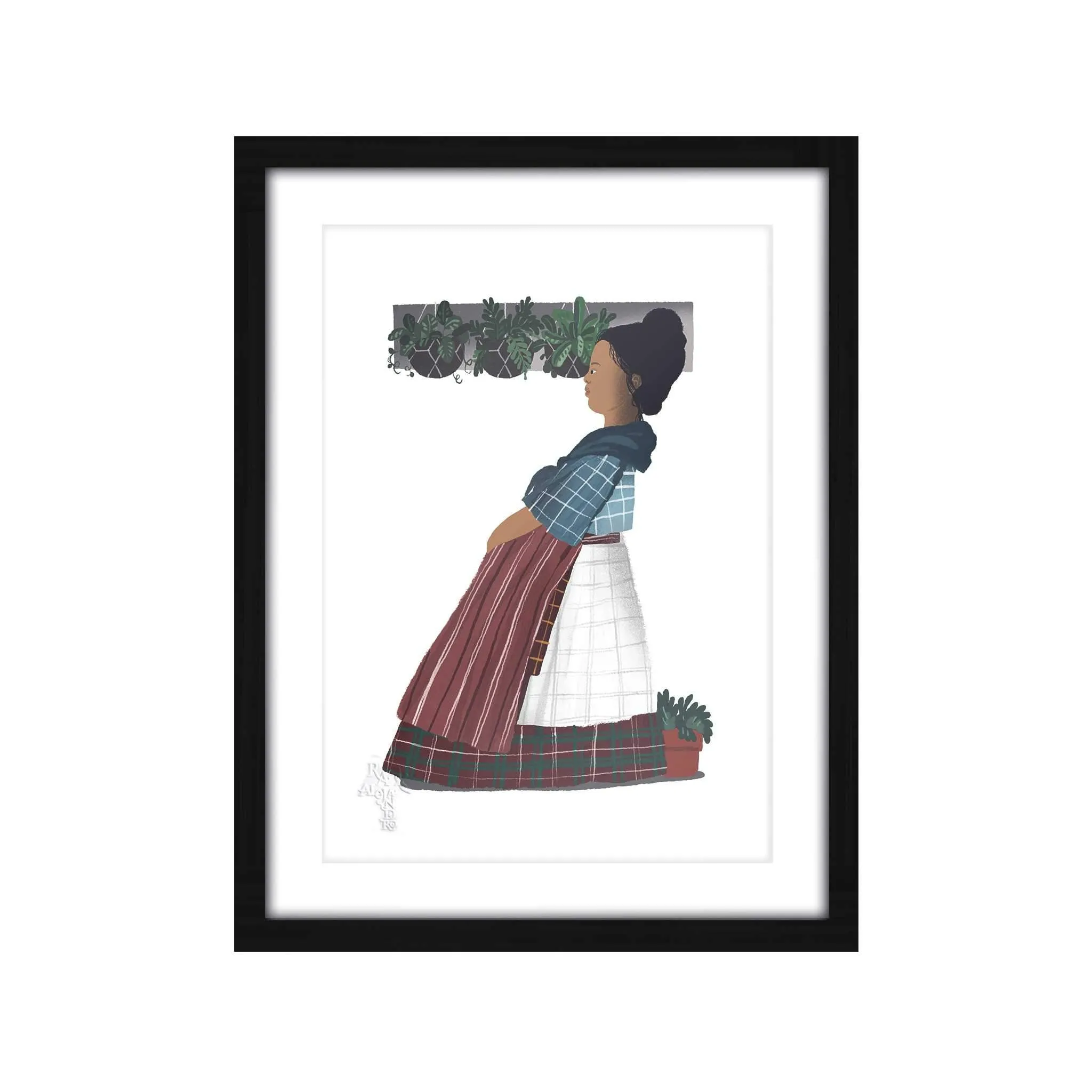 Letras Y Figuras Framed Art Print [CLEARANCE]
