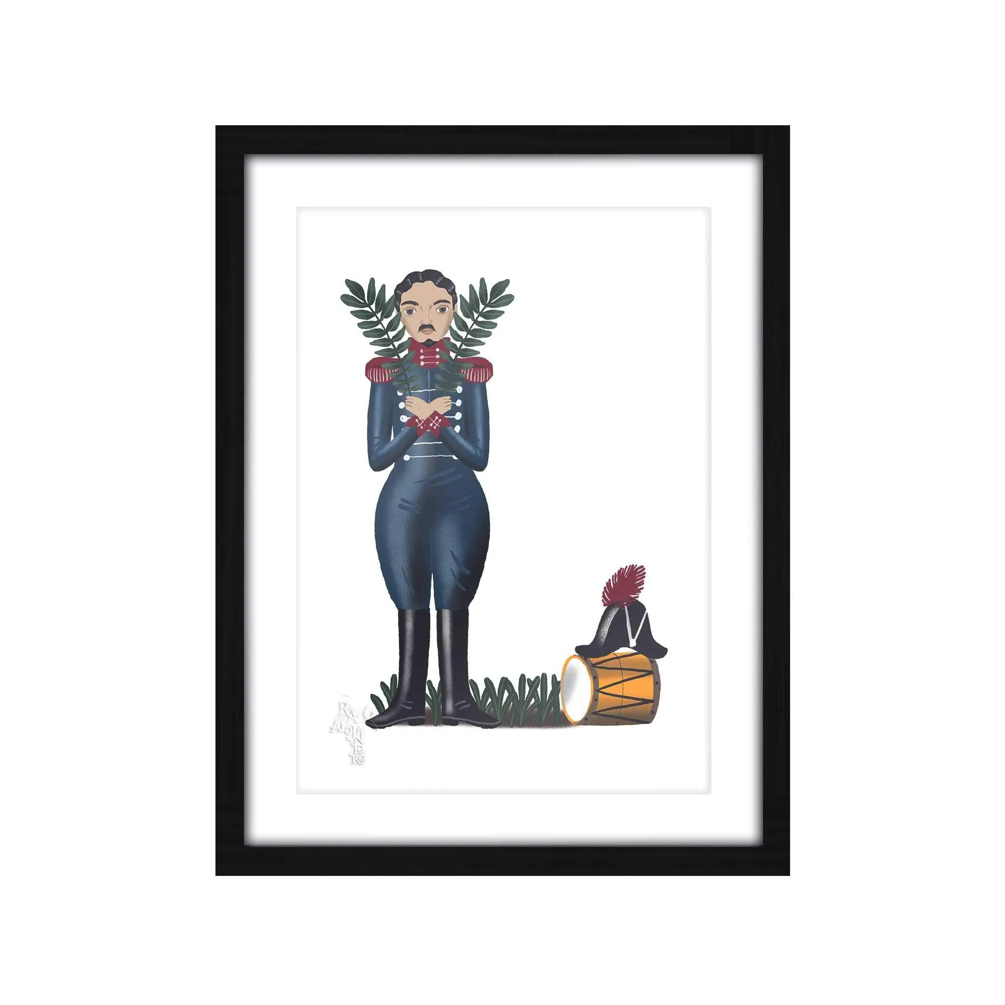 Letras Y Figuras Framed Art Print [CLEARANCE]