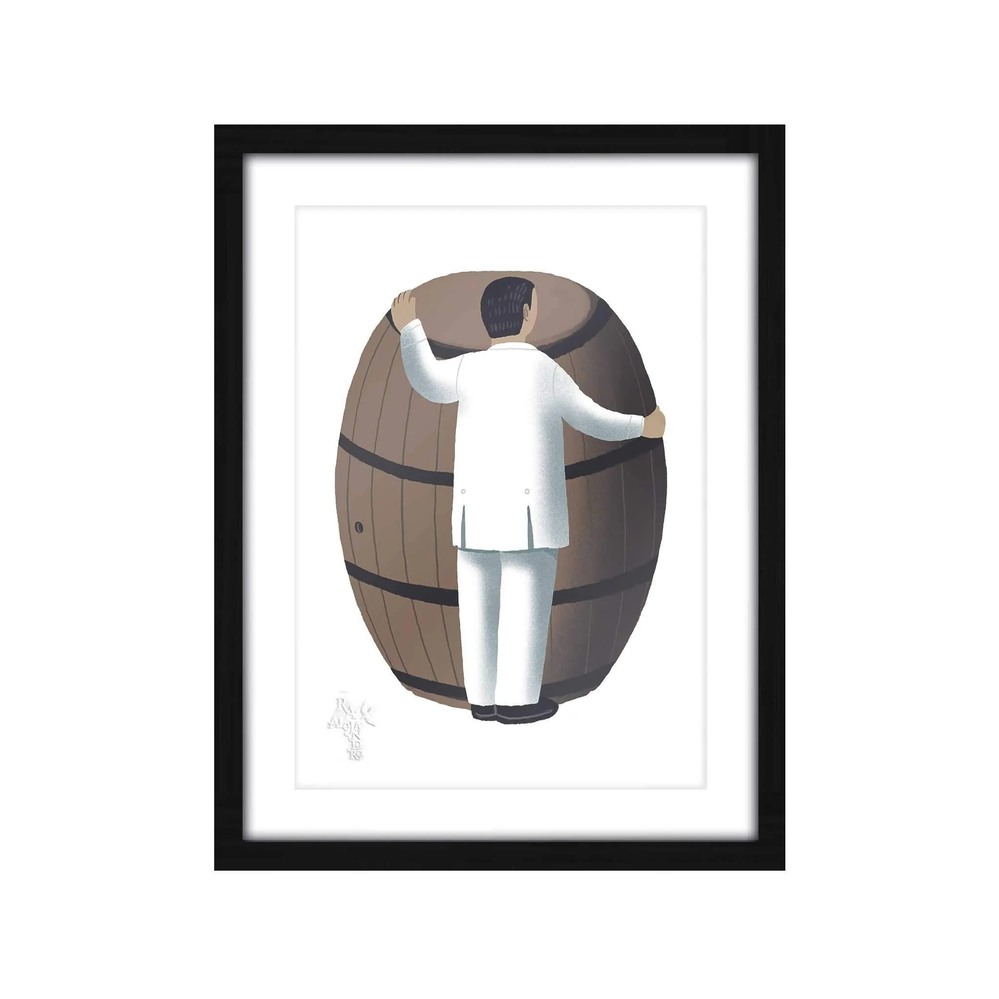Letras Y Figuras Framed Art Print [CLEARANCE]