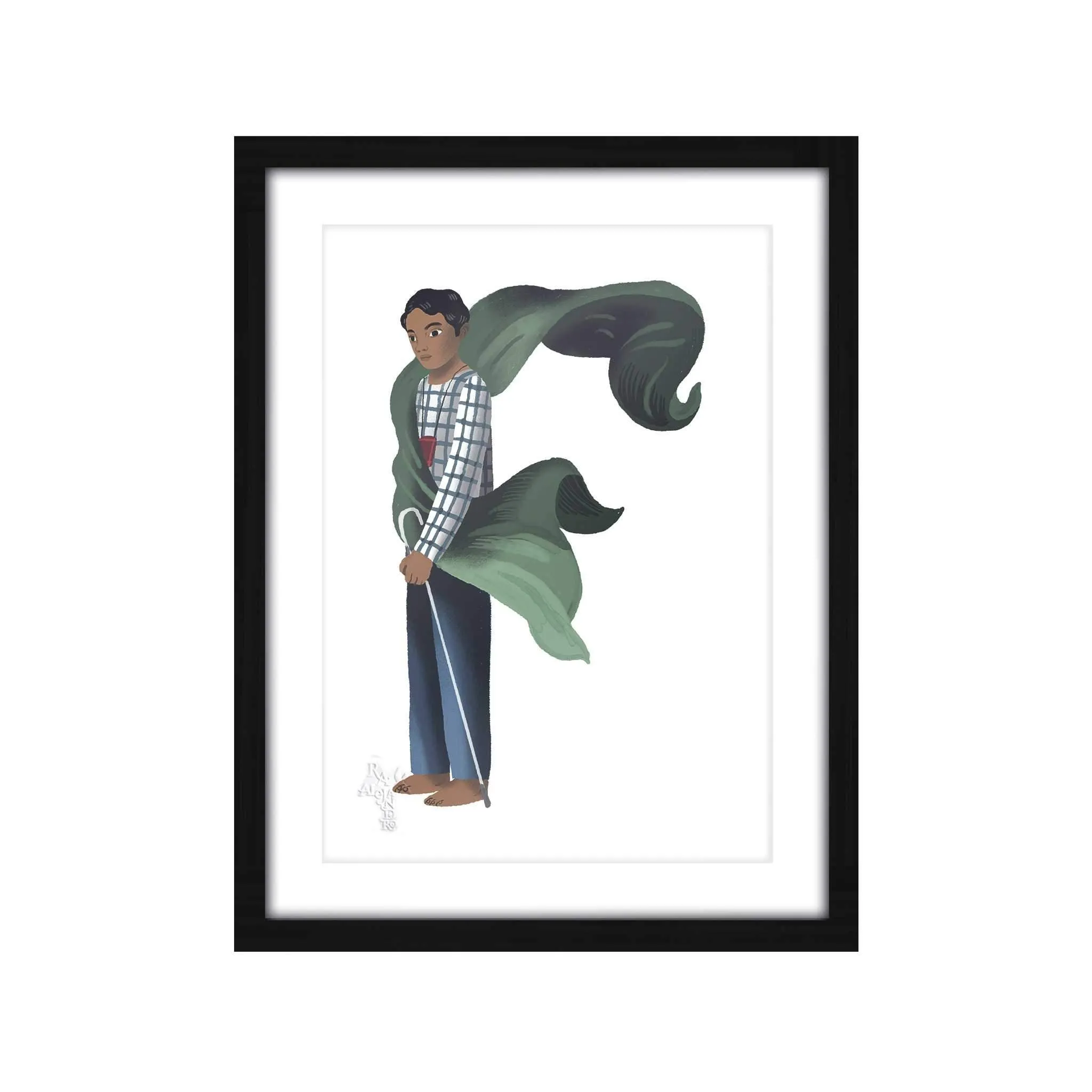Letras Y Figuras Framed Art Print [CLEARANCE]