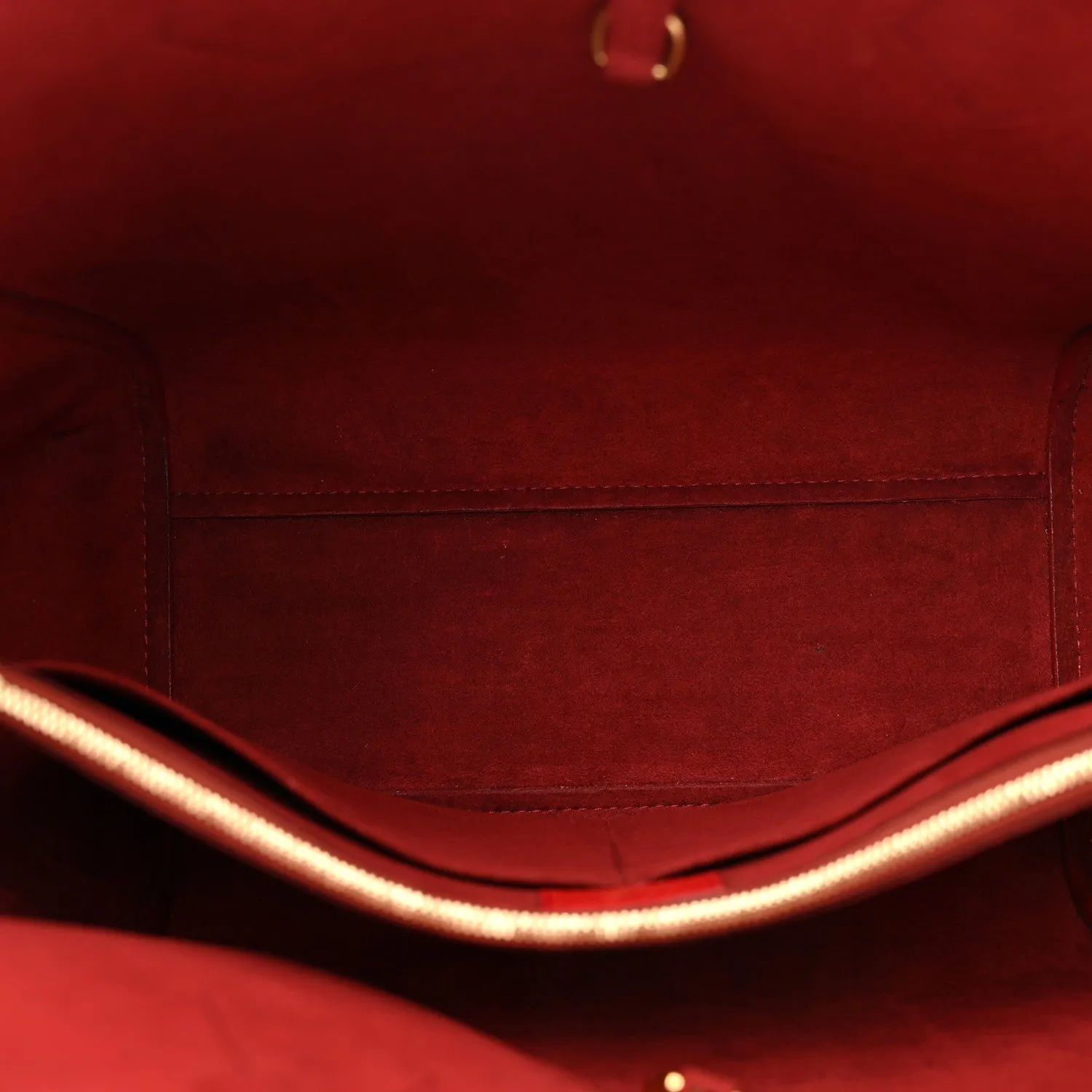 Louis Vuitton Monogram Kimono Tote Cherry Red Calfskin Leather
