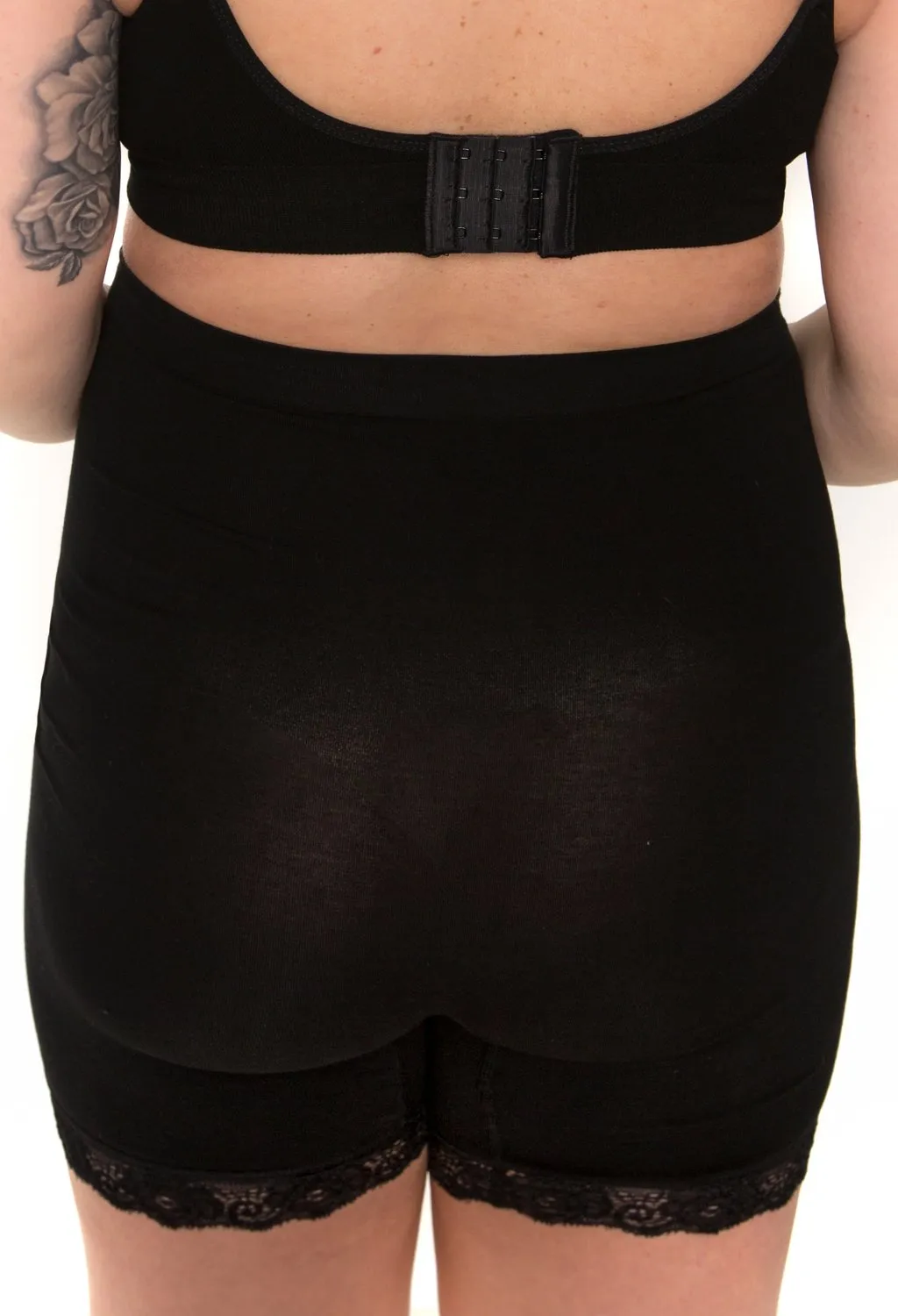 Maternity Anti Chafing High Rise Petite Cotton Shorts - 3 Pack