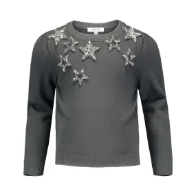 Milly Minis Little Girls Starry Sweater