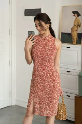 [Online Exclusive] Valeria Printed Cheongsam