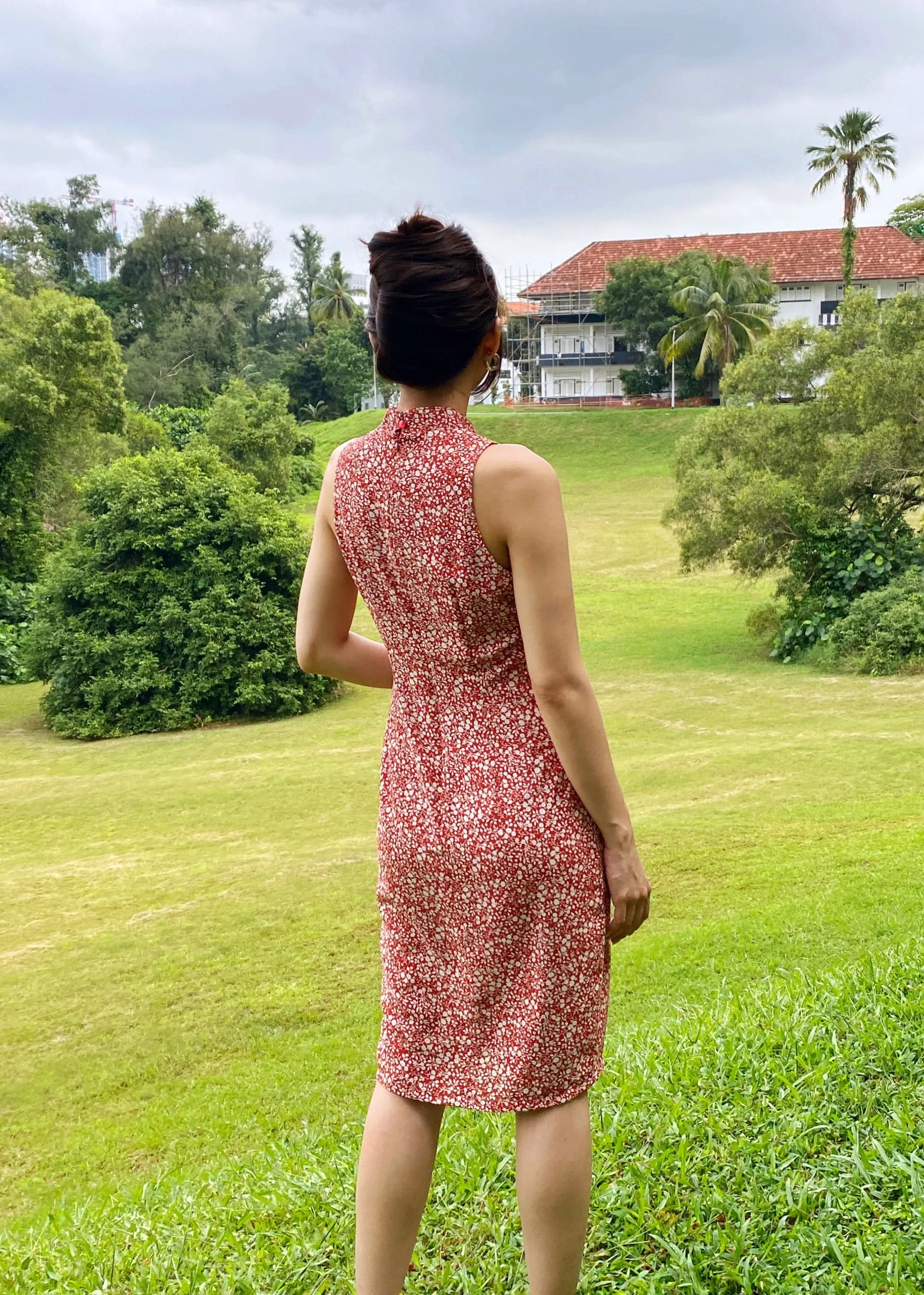 [Online Exclusive] Valeria Printed Cheongsam