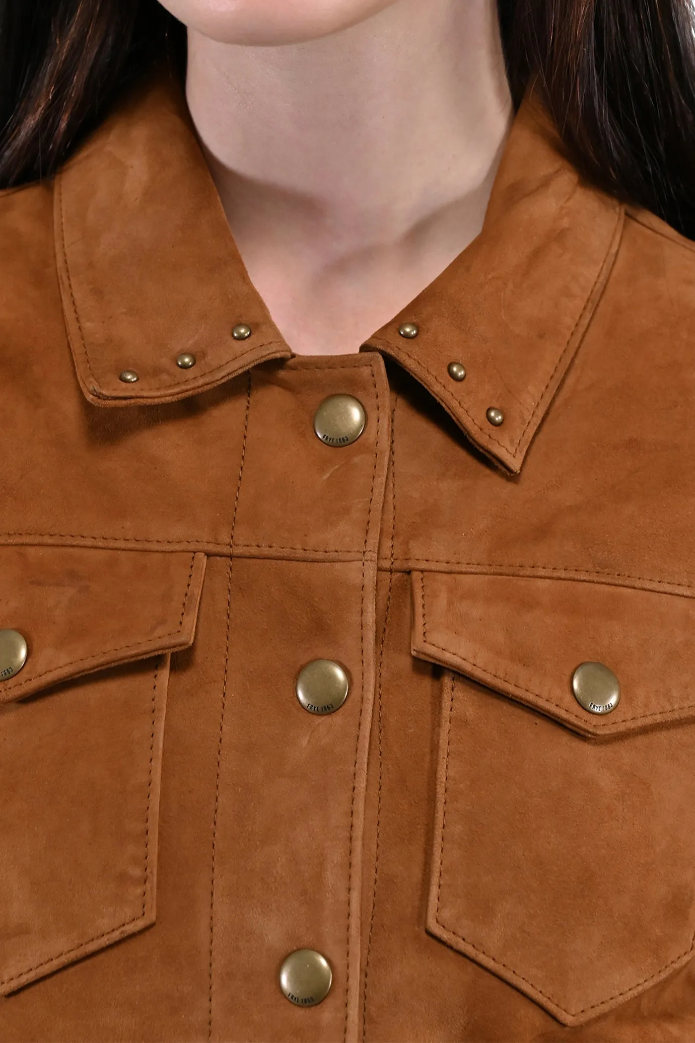 Oxblood Fringed Jacket