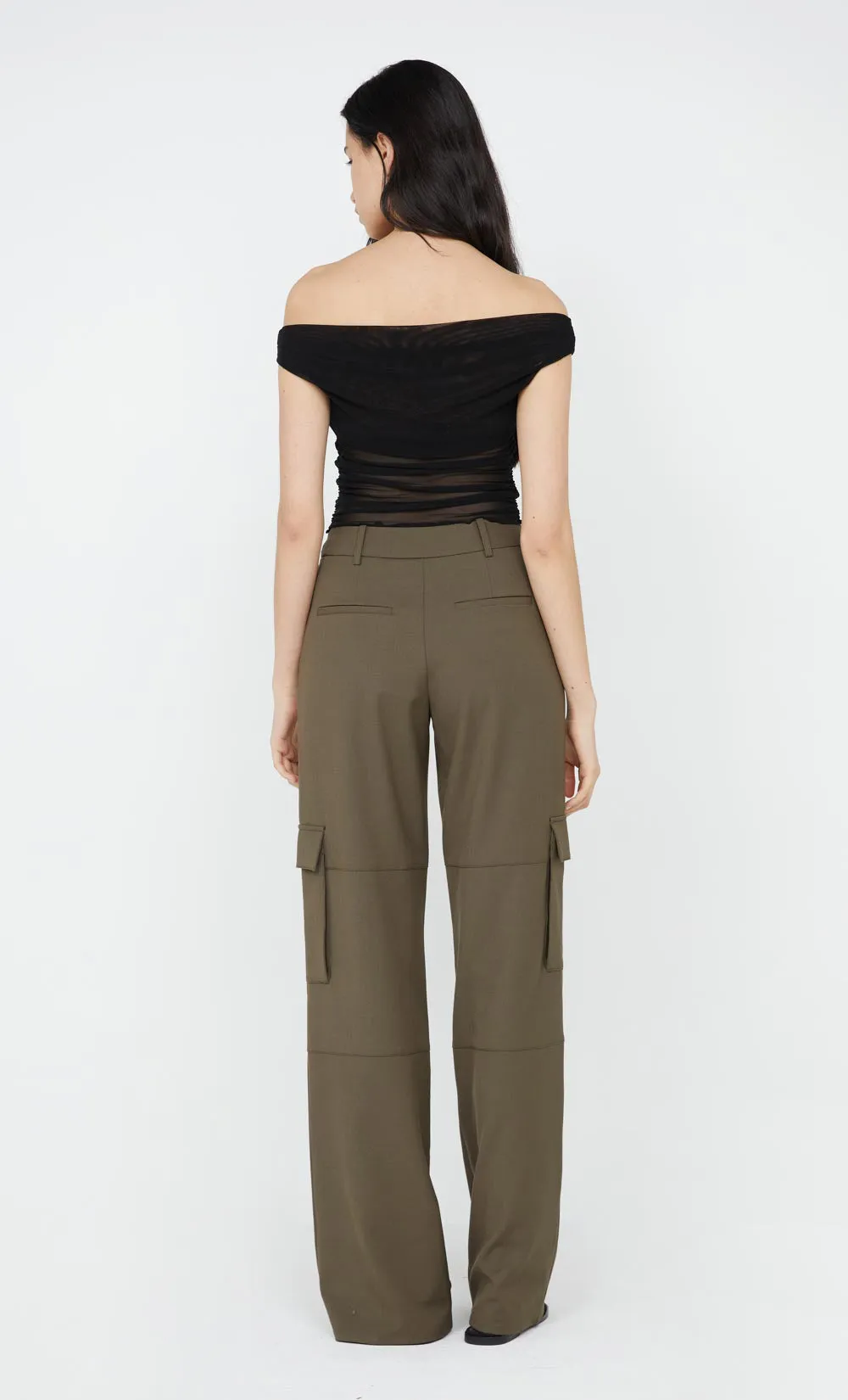 PIA OFF SHOULDER TOP - BLACK