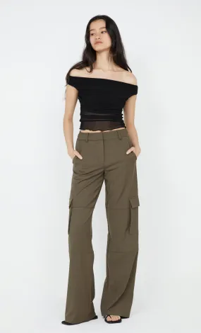 PIA OFF SHOULDER TOP - BLACK
