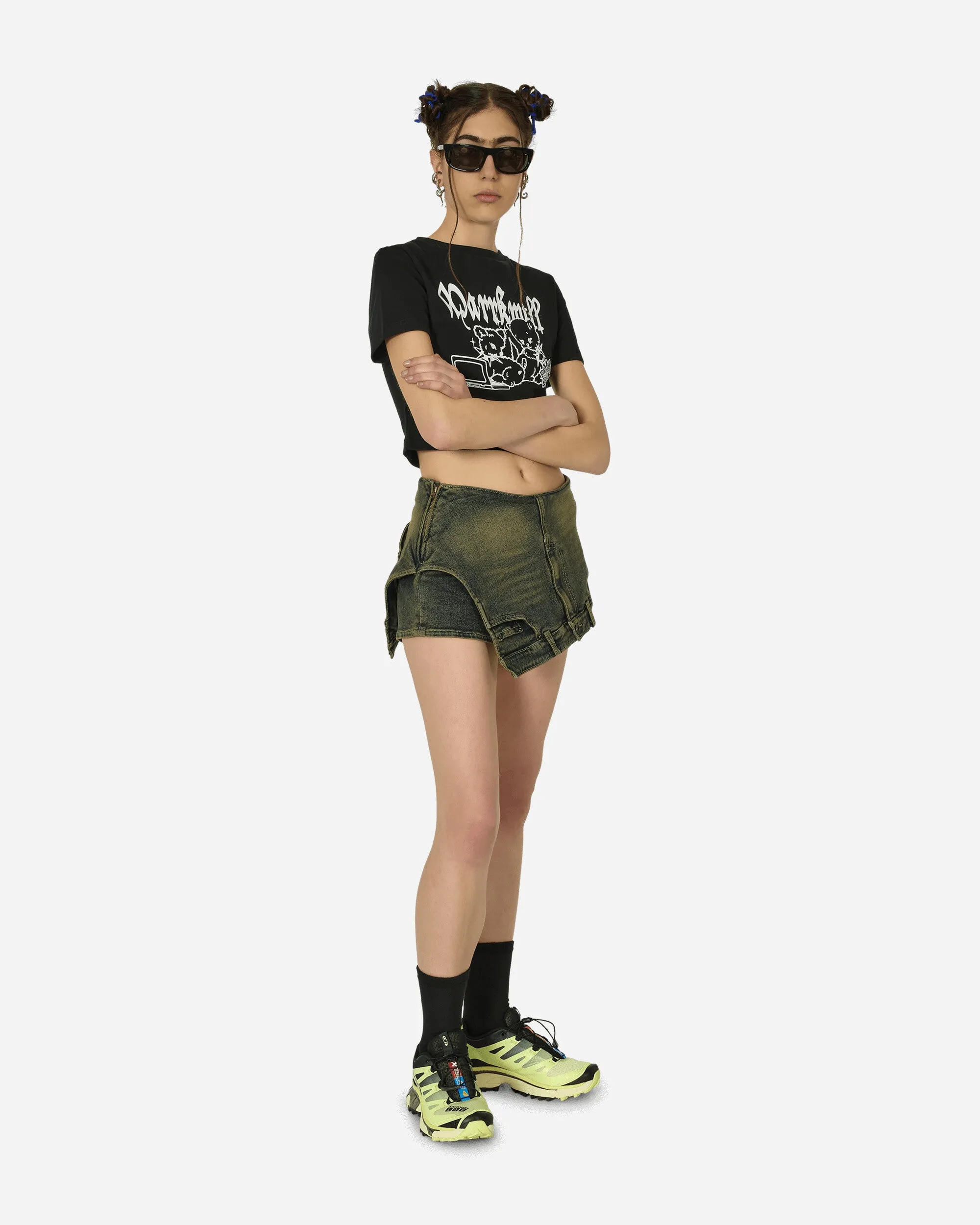 Punk Bear Slim-Fit T-Shirt Black