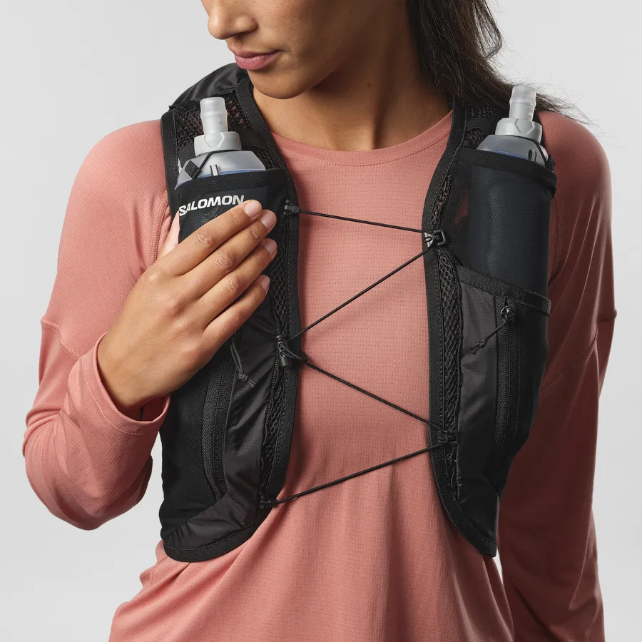 Salomon Active Skin 12 Set | Black / Metal | Womens