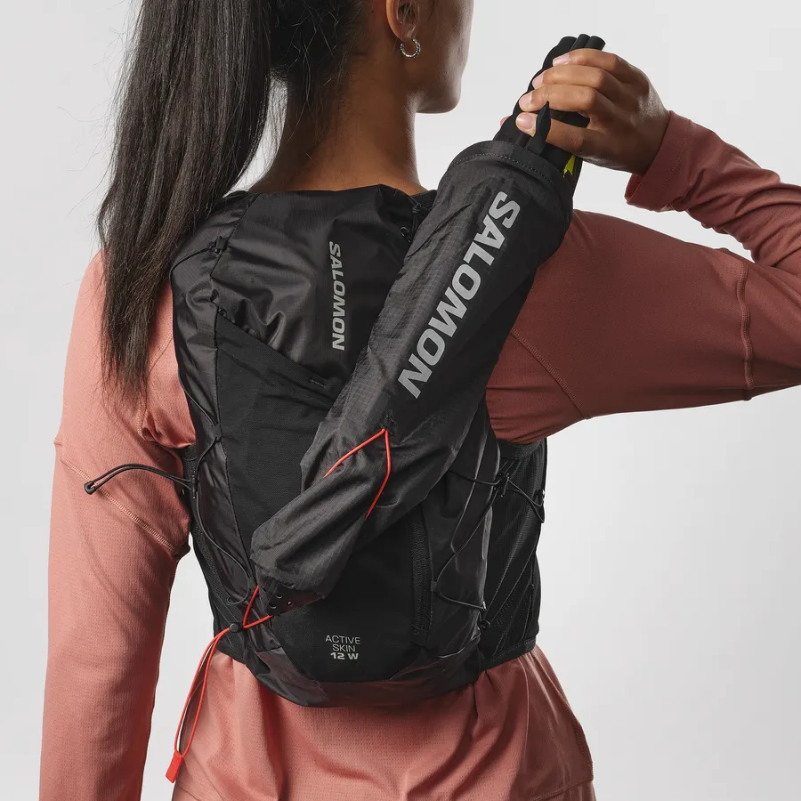 Salomon Active Skin 12 Set | Black / Metal | Womens