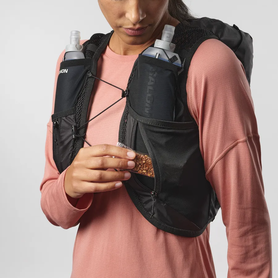 Salomon Active Skin 12 Set | Black / Metal | Womens