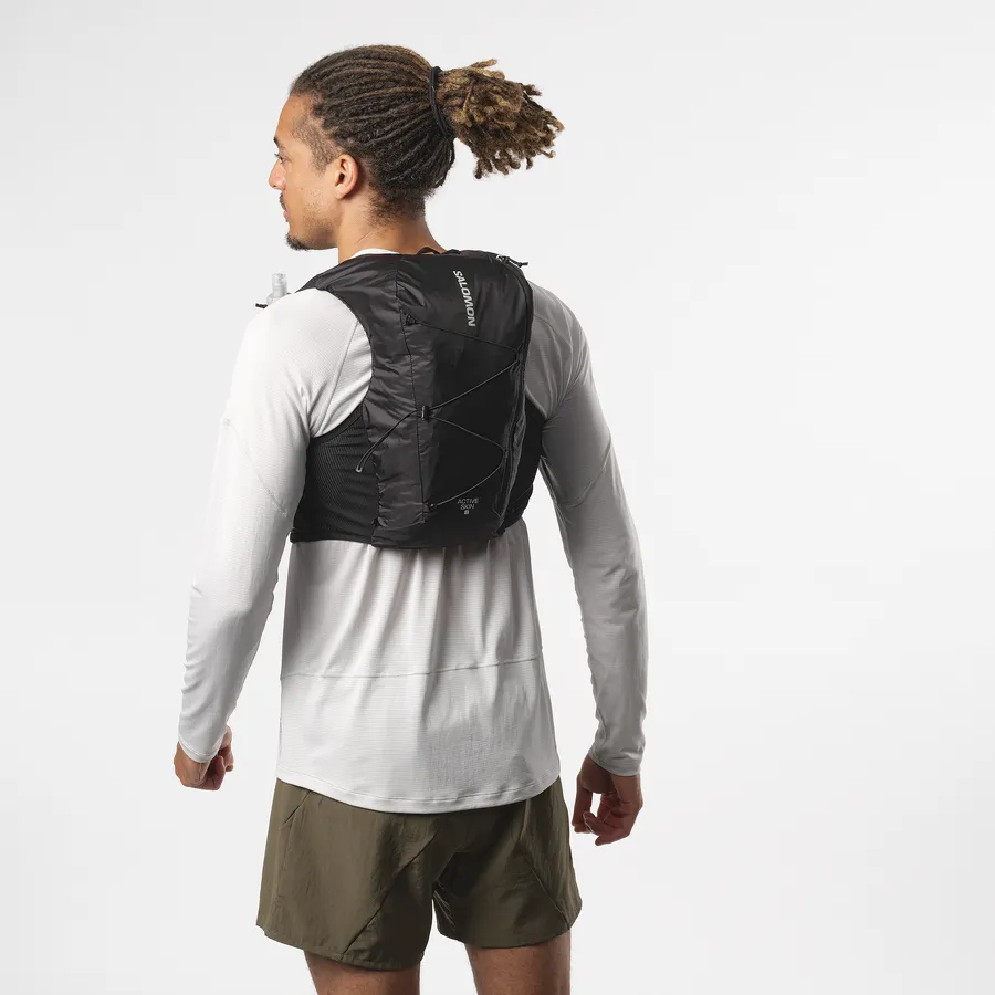 Salomon Active Skin 8 Set | Black / Metal
