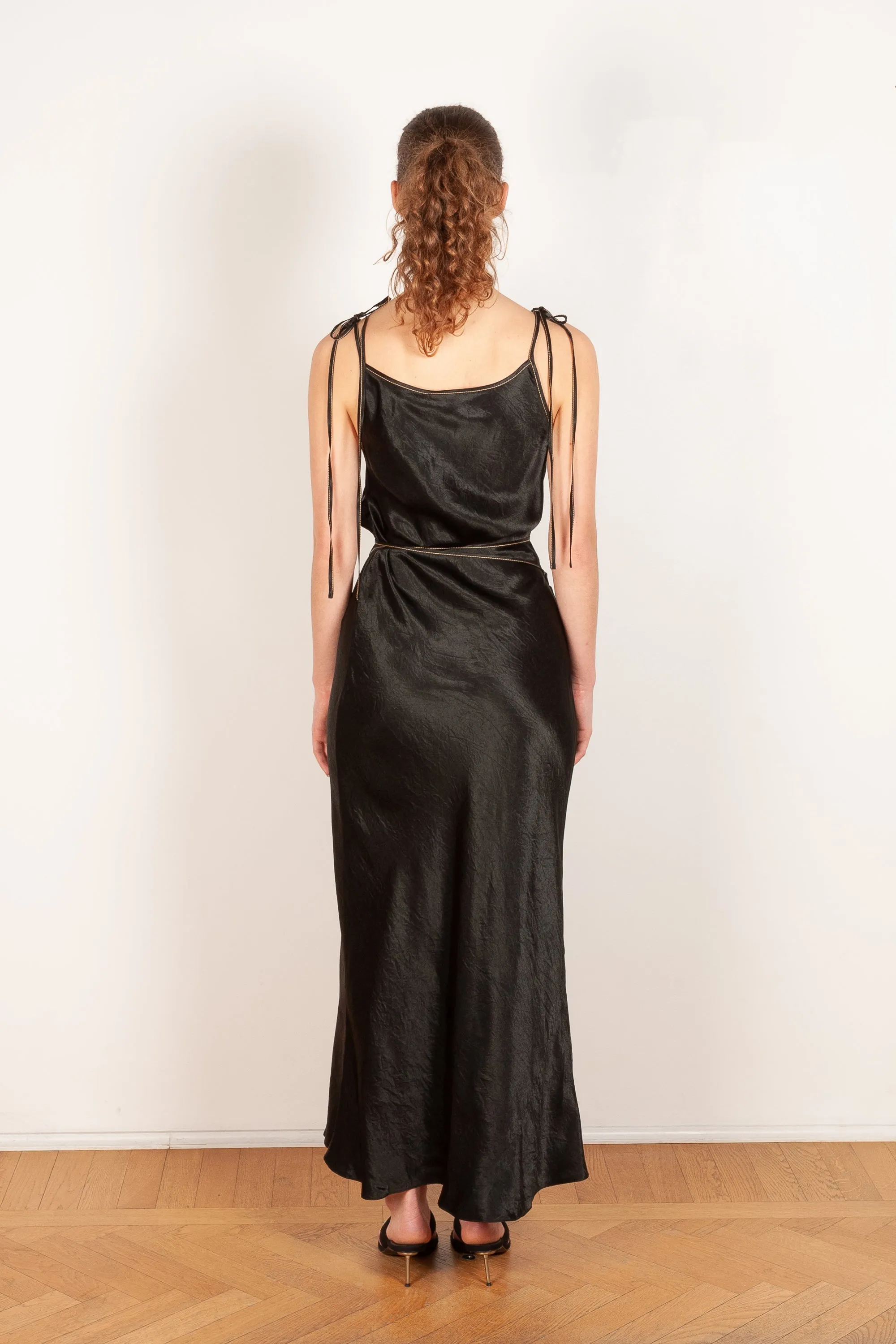 Satin Dress 989