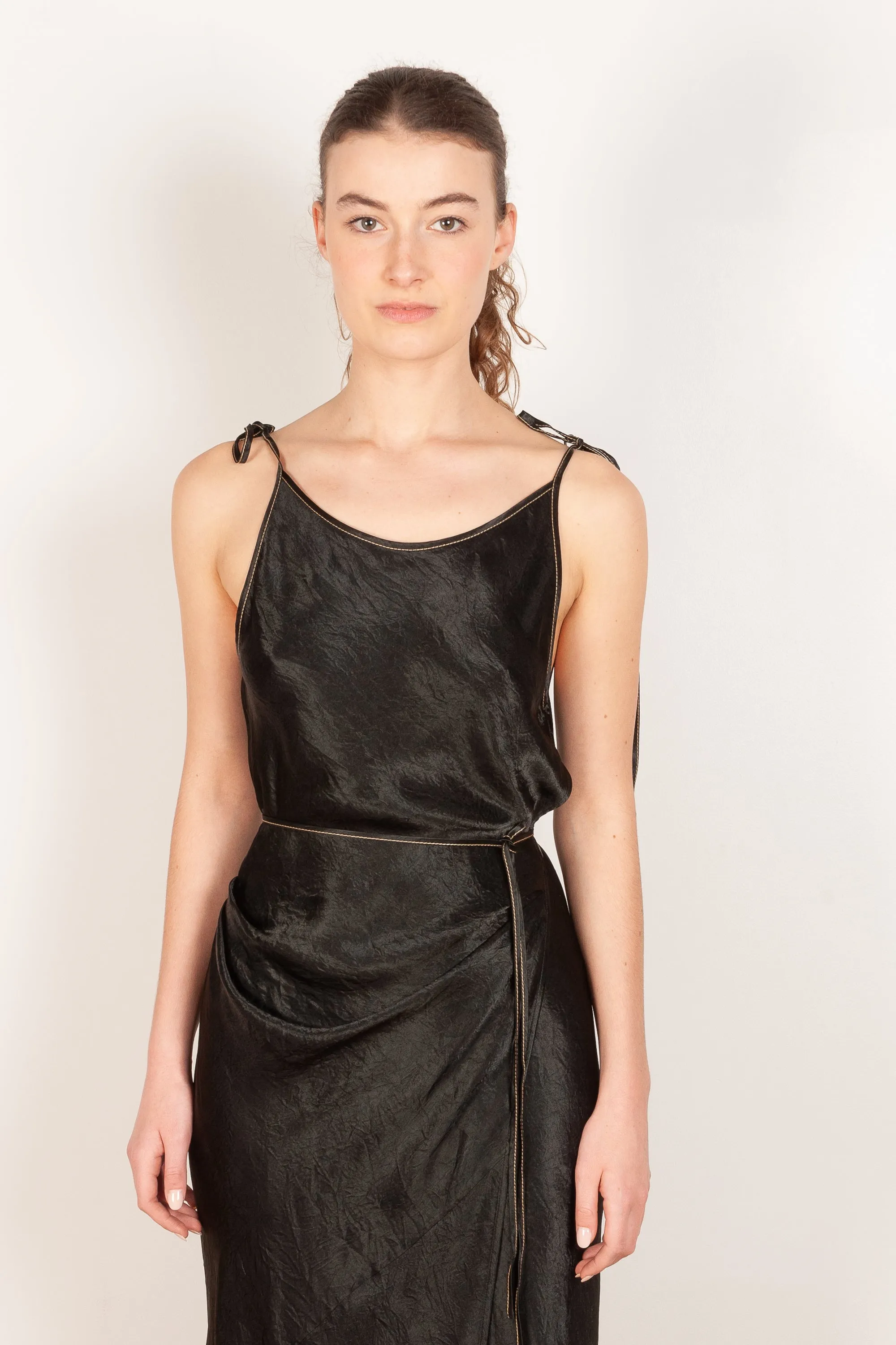 Satin Dress 989