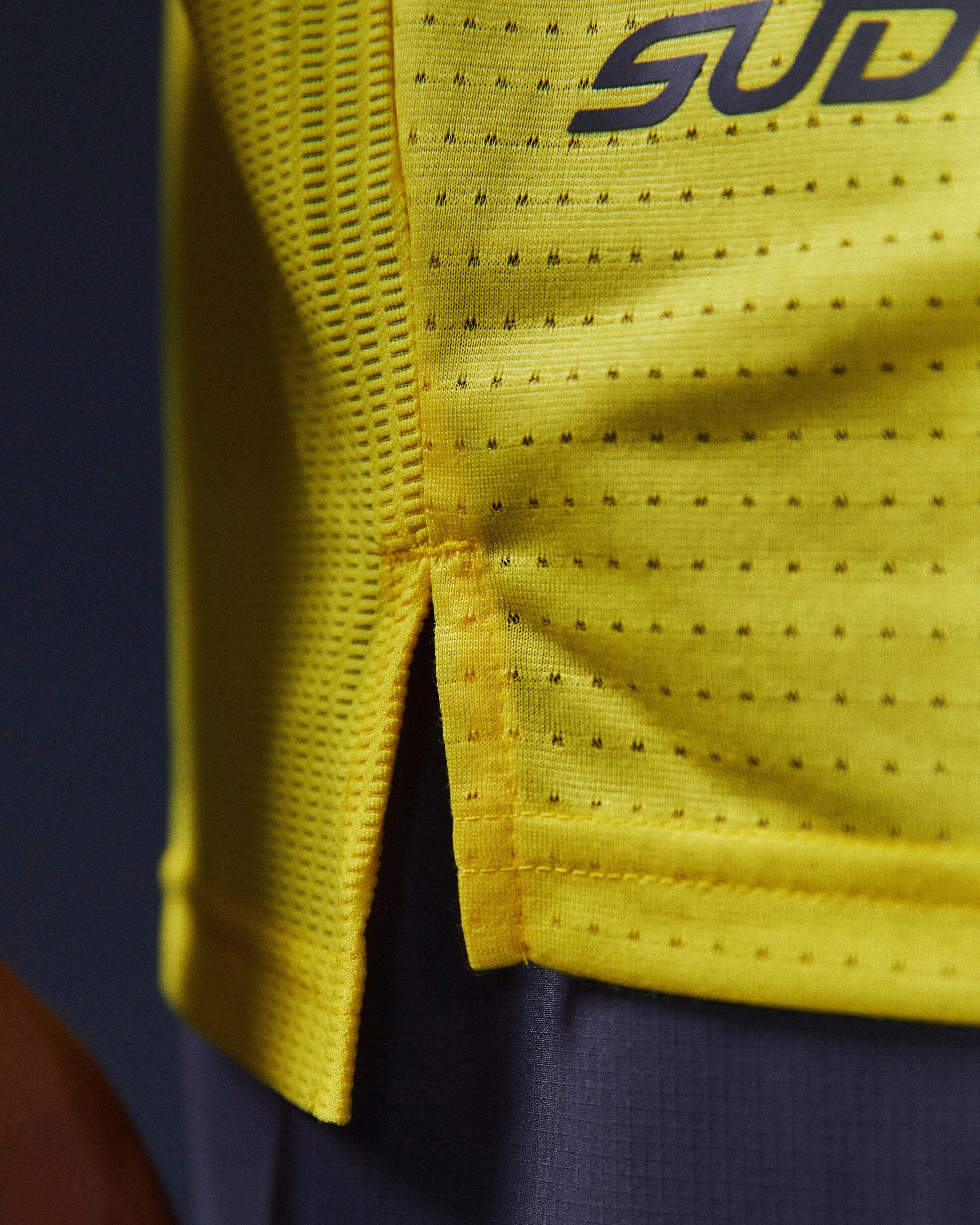 SRT SS 01 Run Short Sleeve T-Shirt - Yellow/Grey