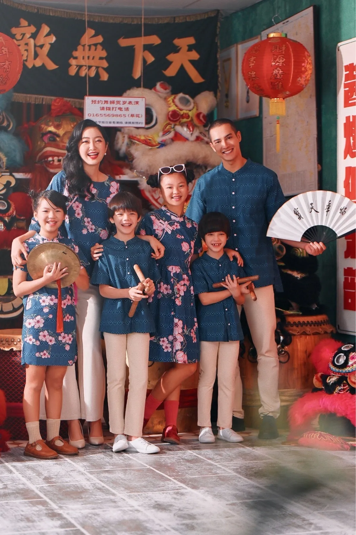 The Chinatown Cheongsam Dress - Blossom