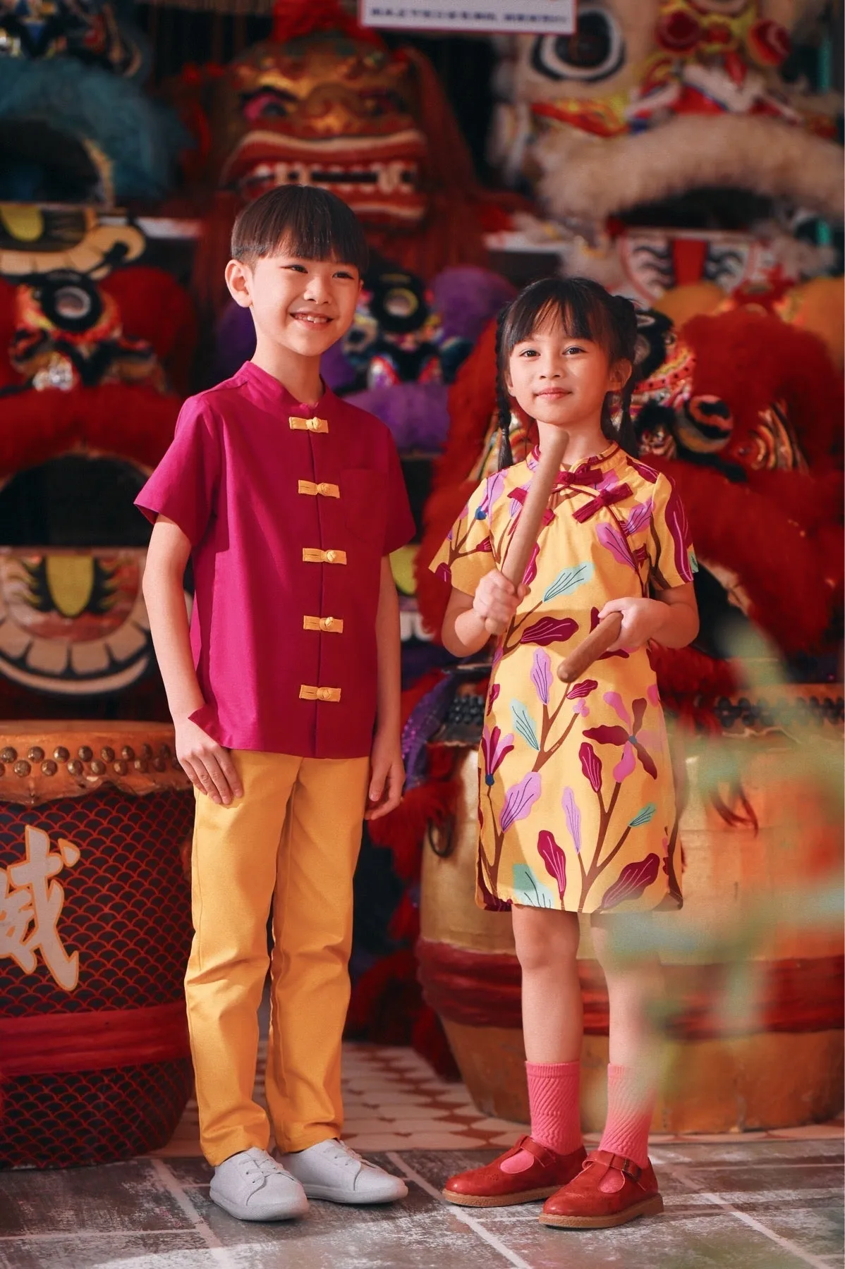 The Chinatown Cheongsam Dress - Rich