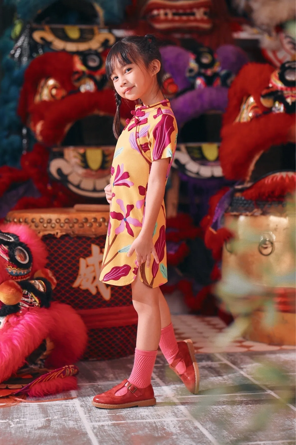 The Chinatown Cheongsam Dress - Rich