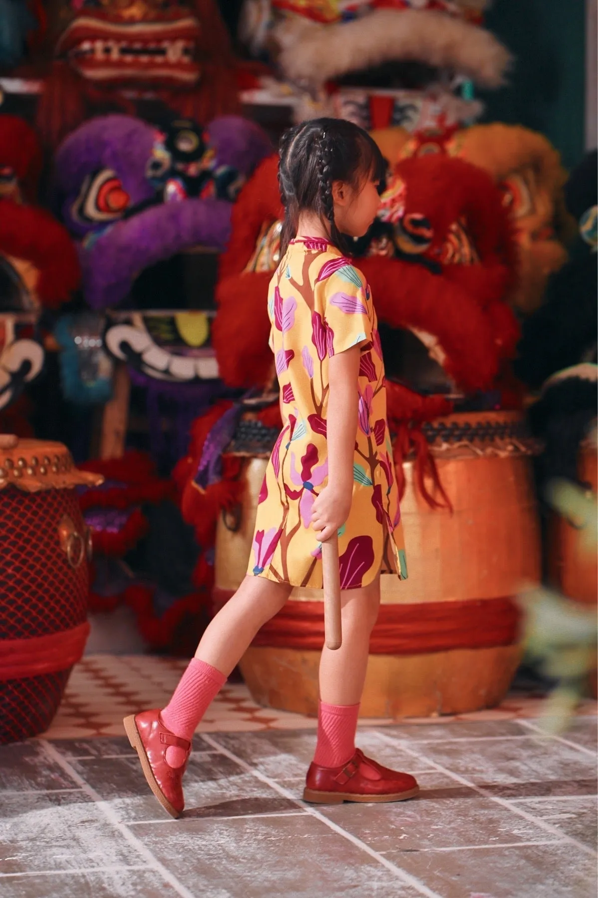 The Chinatown Cheongsam Dress - Rich