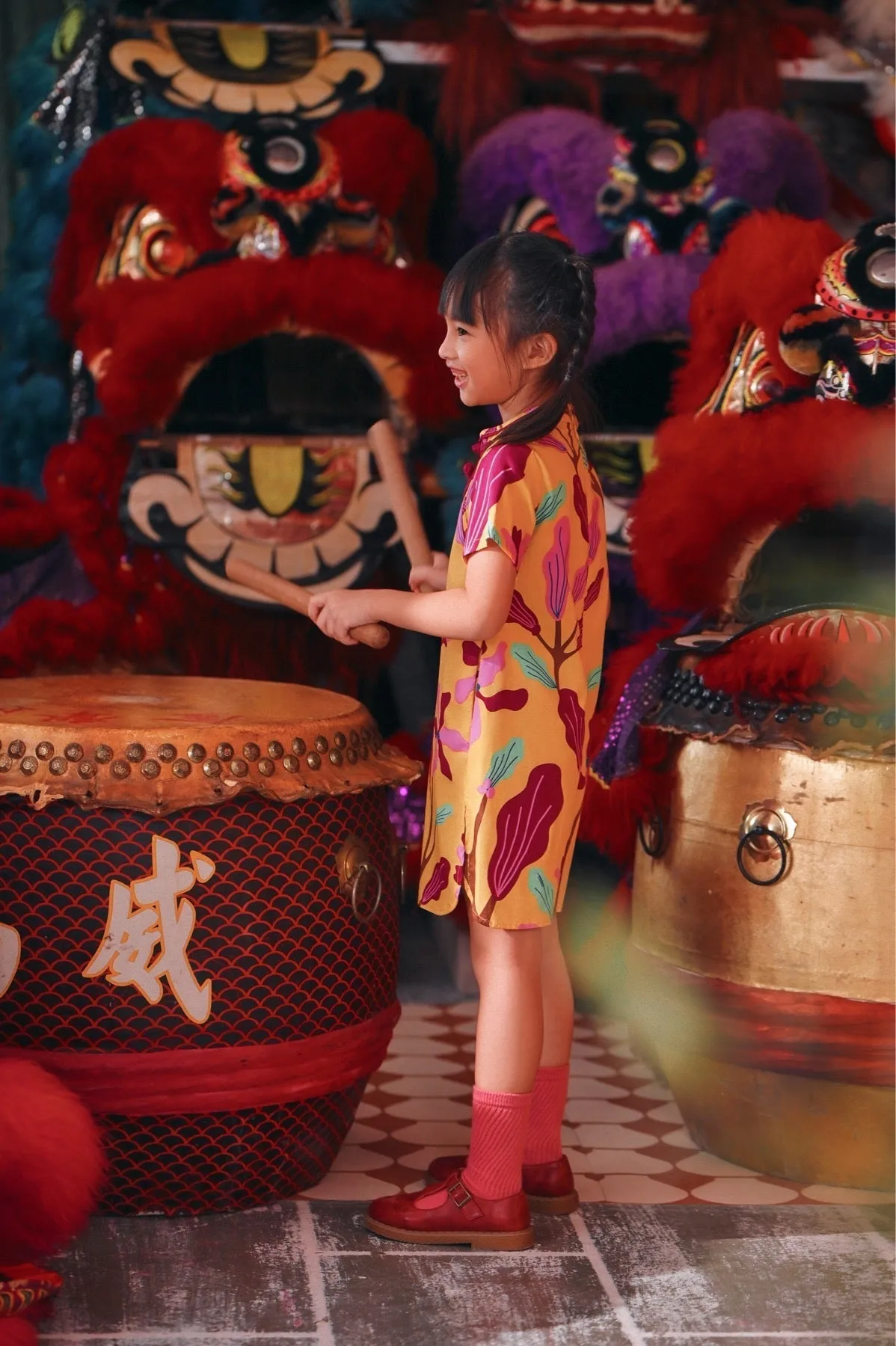 The Chinatown Cheongsam Dress - Rich