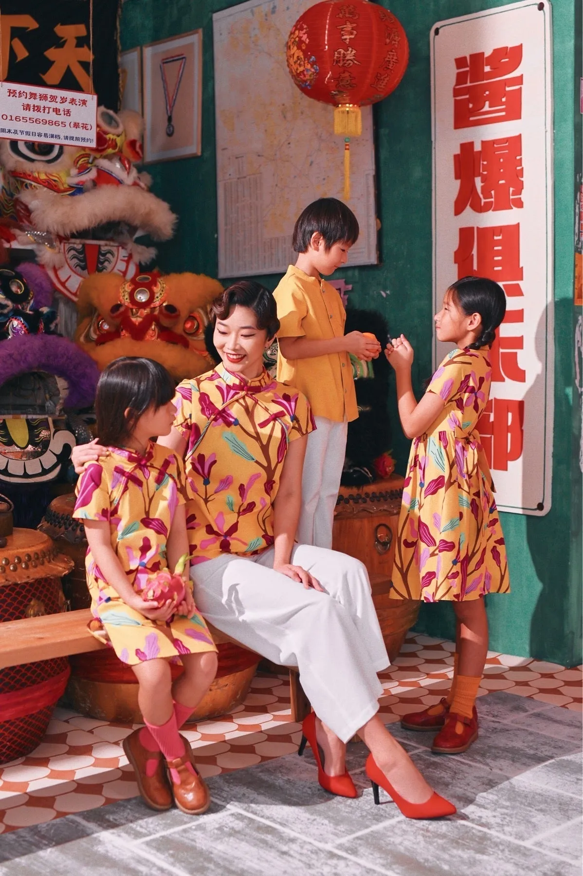 The Chinatown Cheongsam Dress - Rich