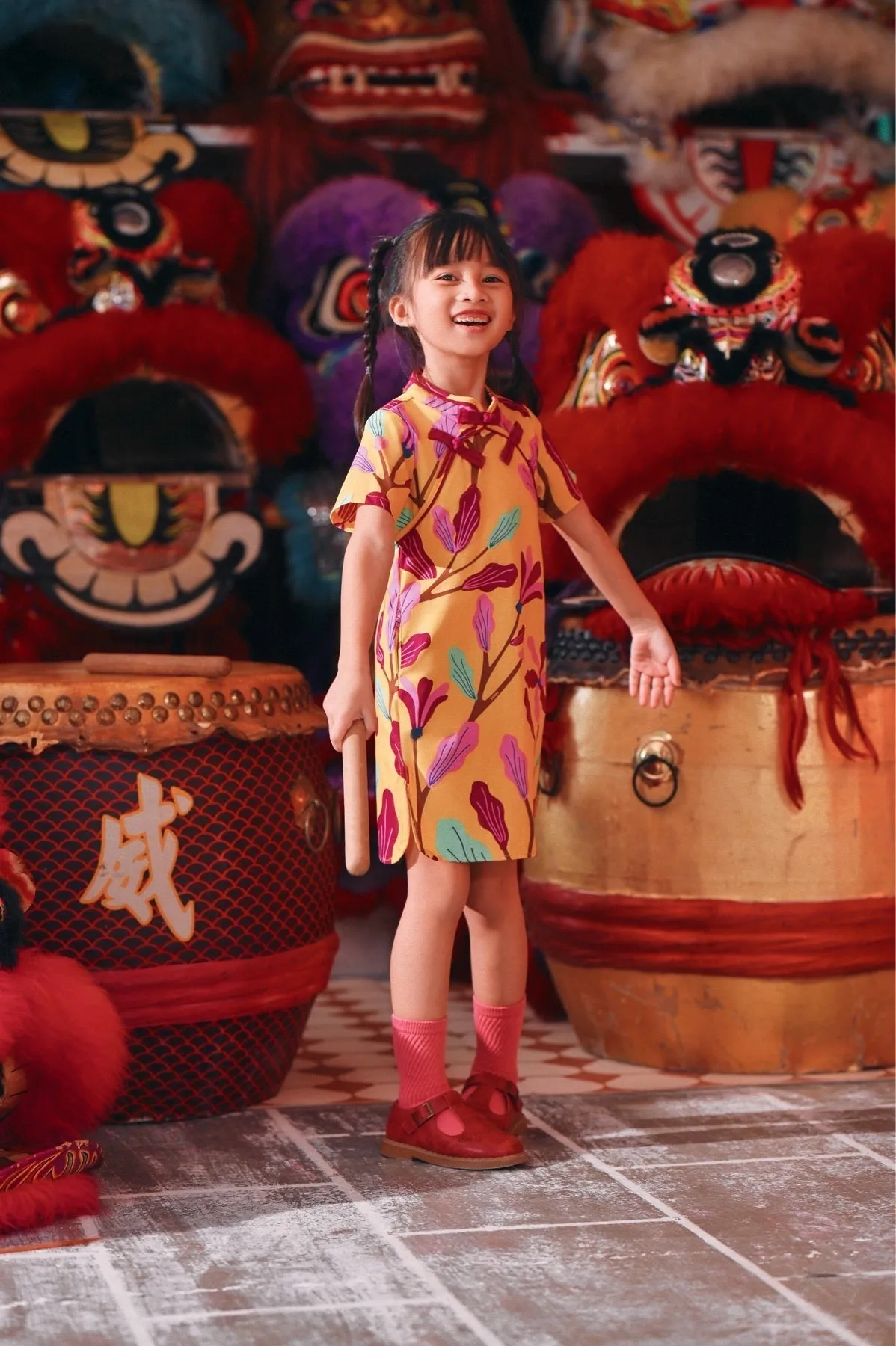 The Chinatown Cheongsam Dress - Rich