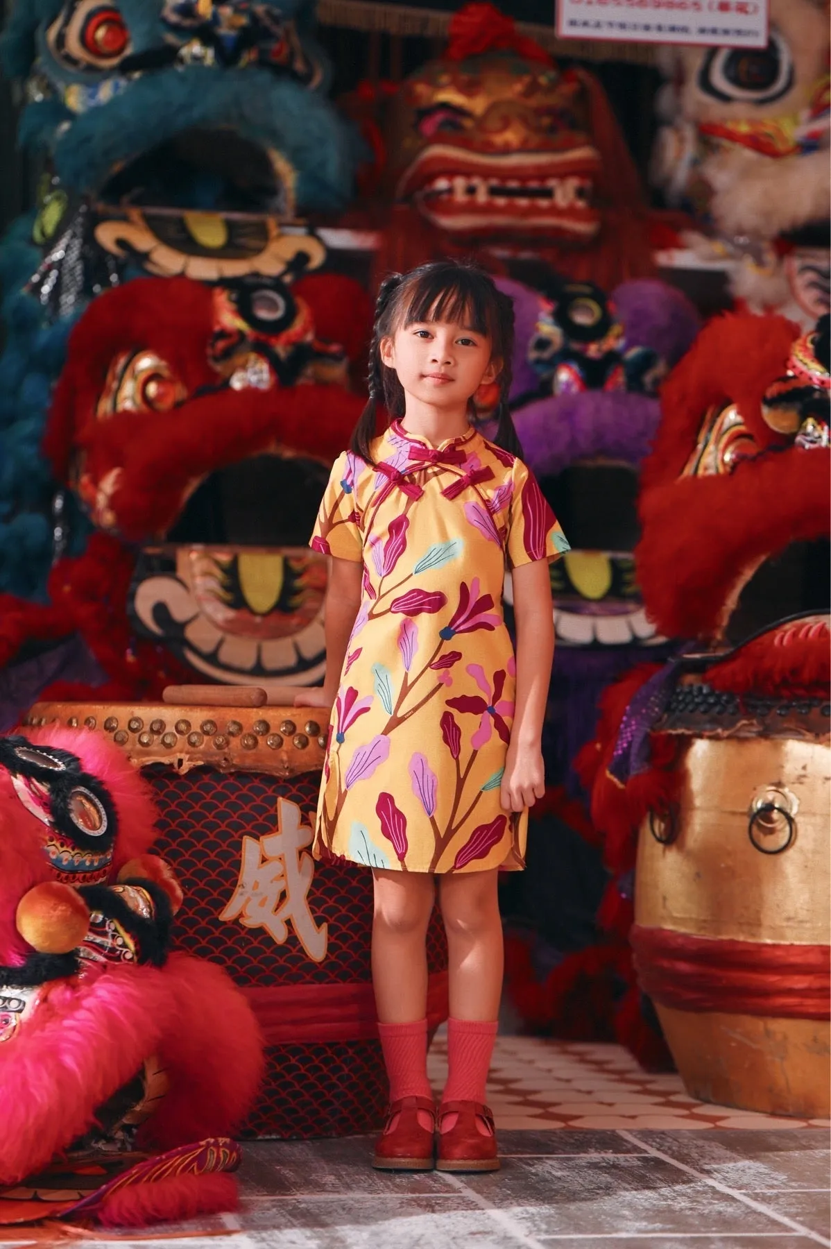 The Chinatown Cheongsam Dress - Rich