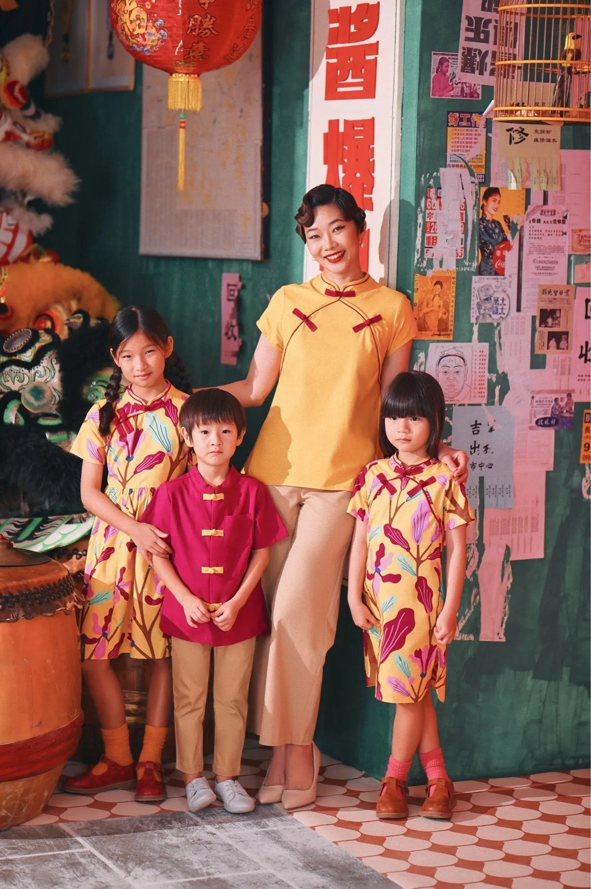 The Chinatown Cheongsam Dress - Rich