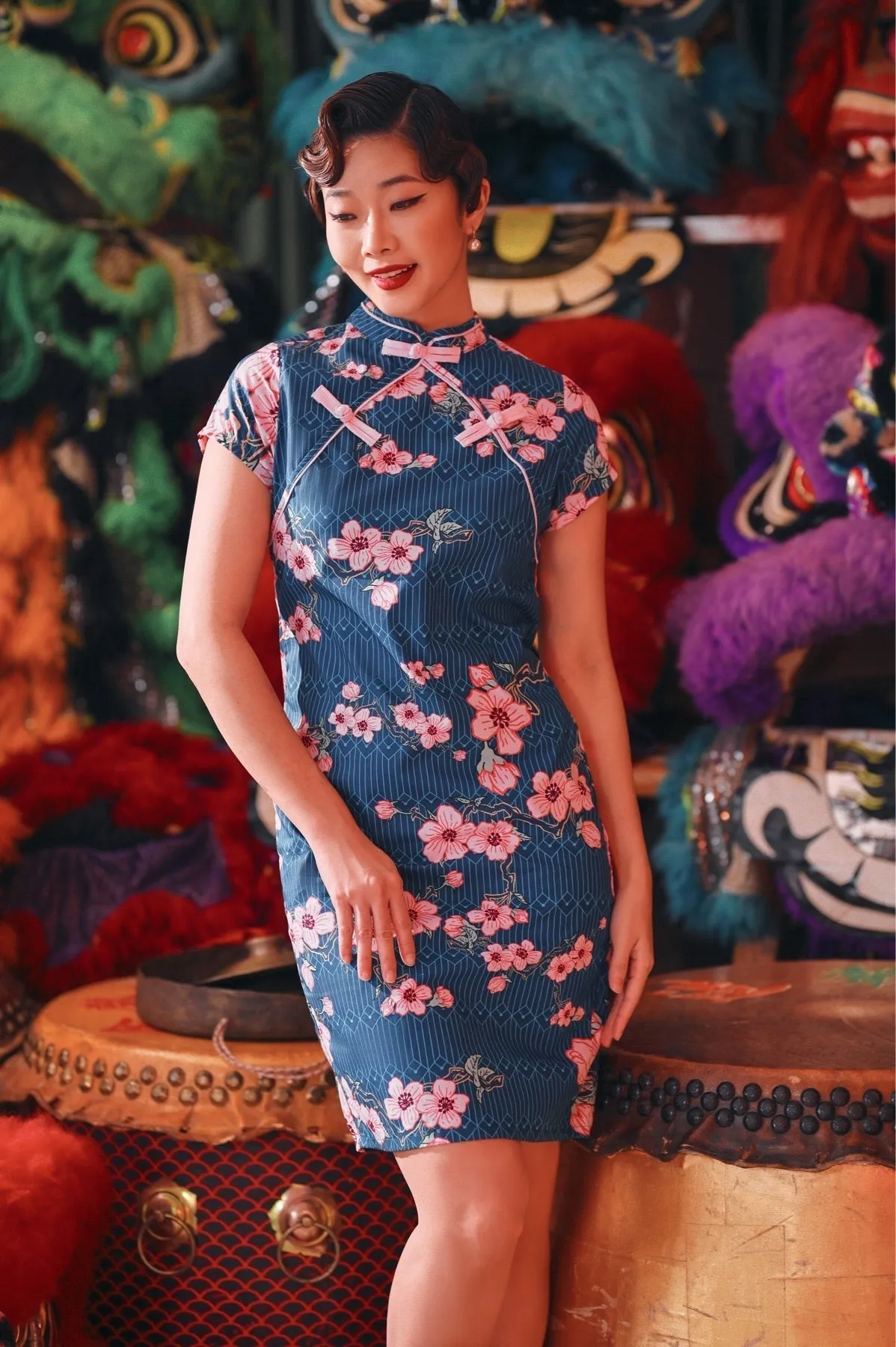 The Chinatown Women Cheongsam Dress - Blossom