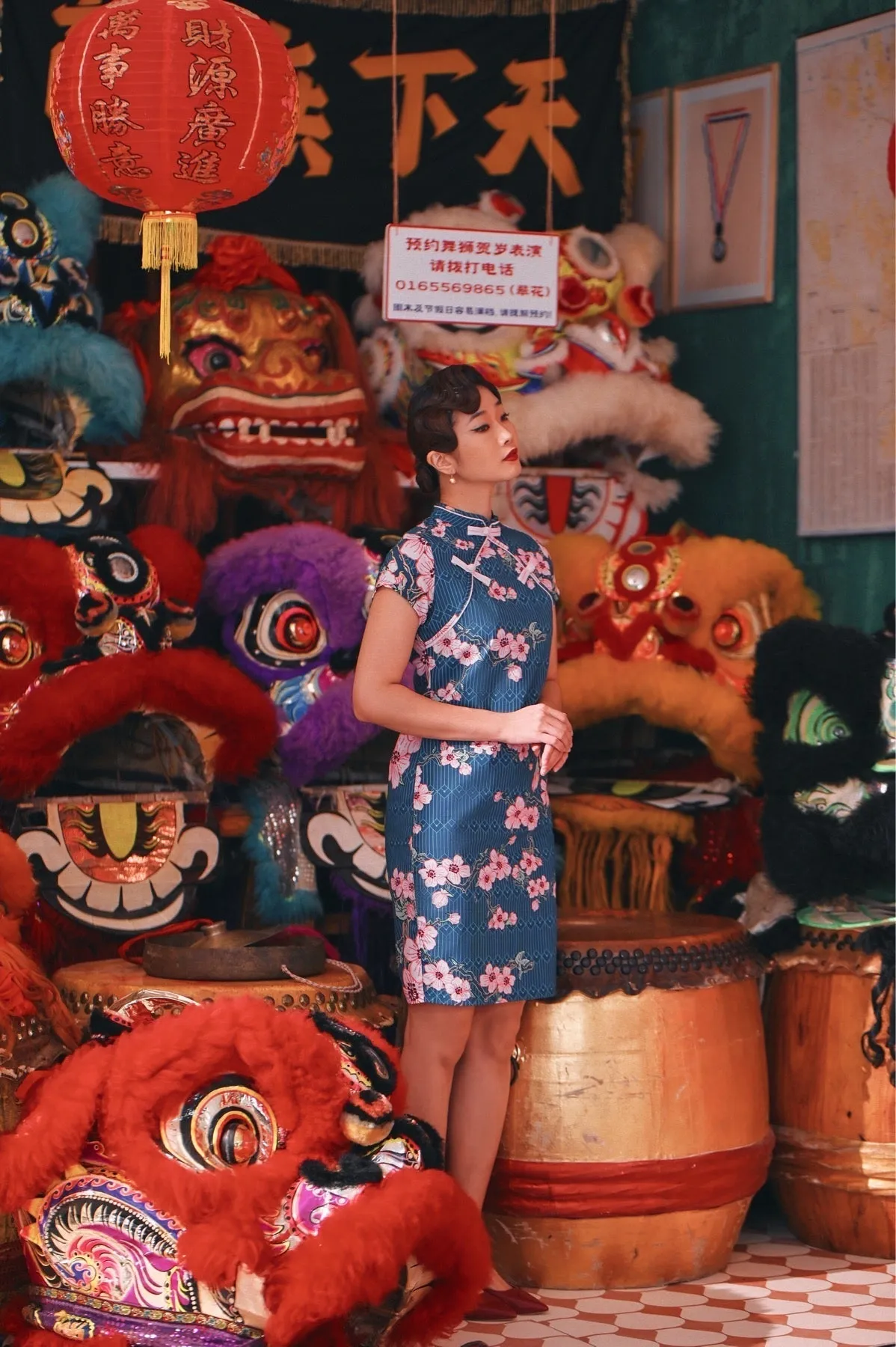 The Chinatown Women Cheongsam Dress - Blossom