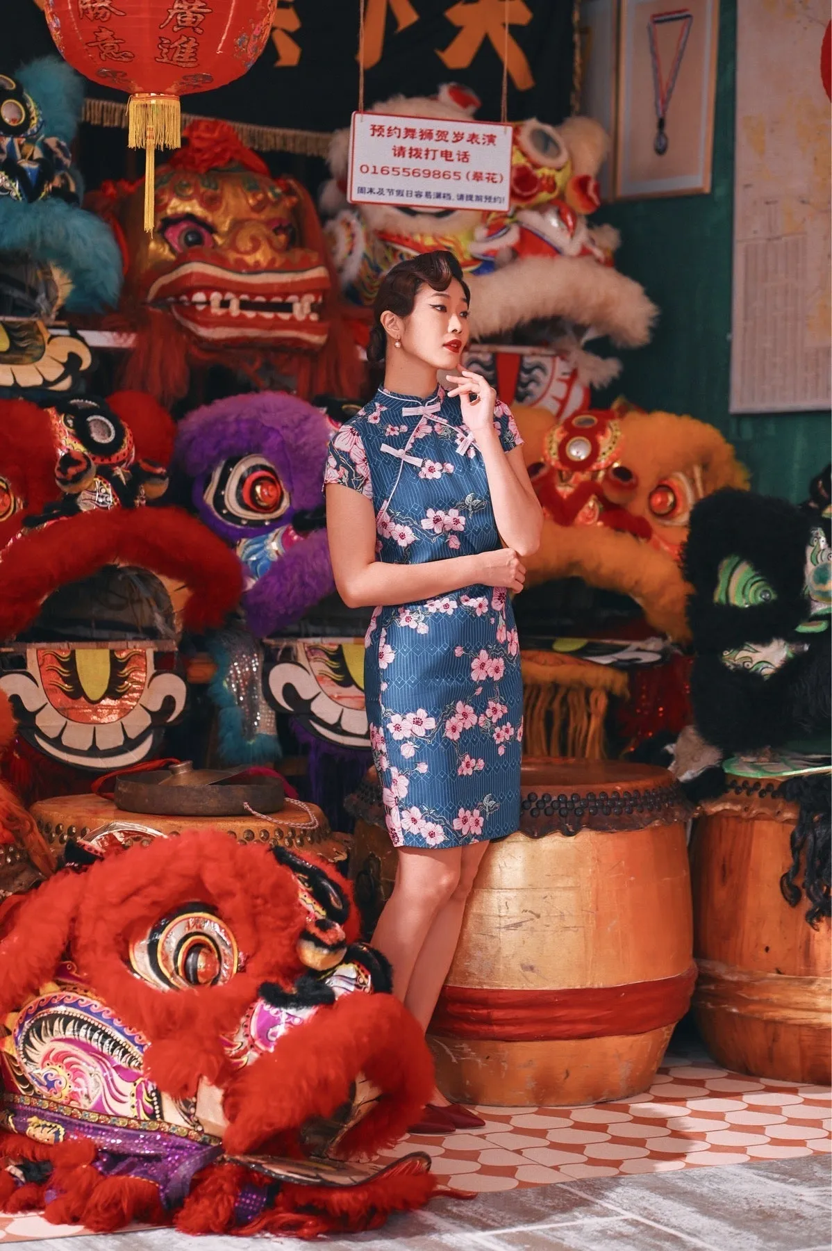 The Chinatown Women Cheongsam Dress - Blossom