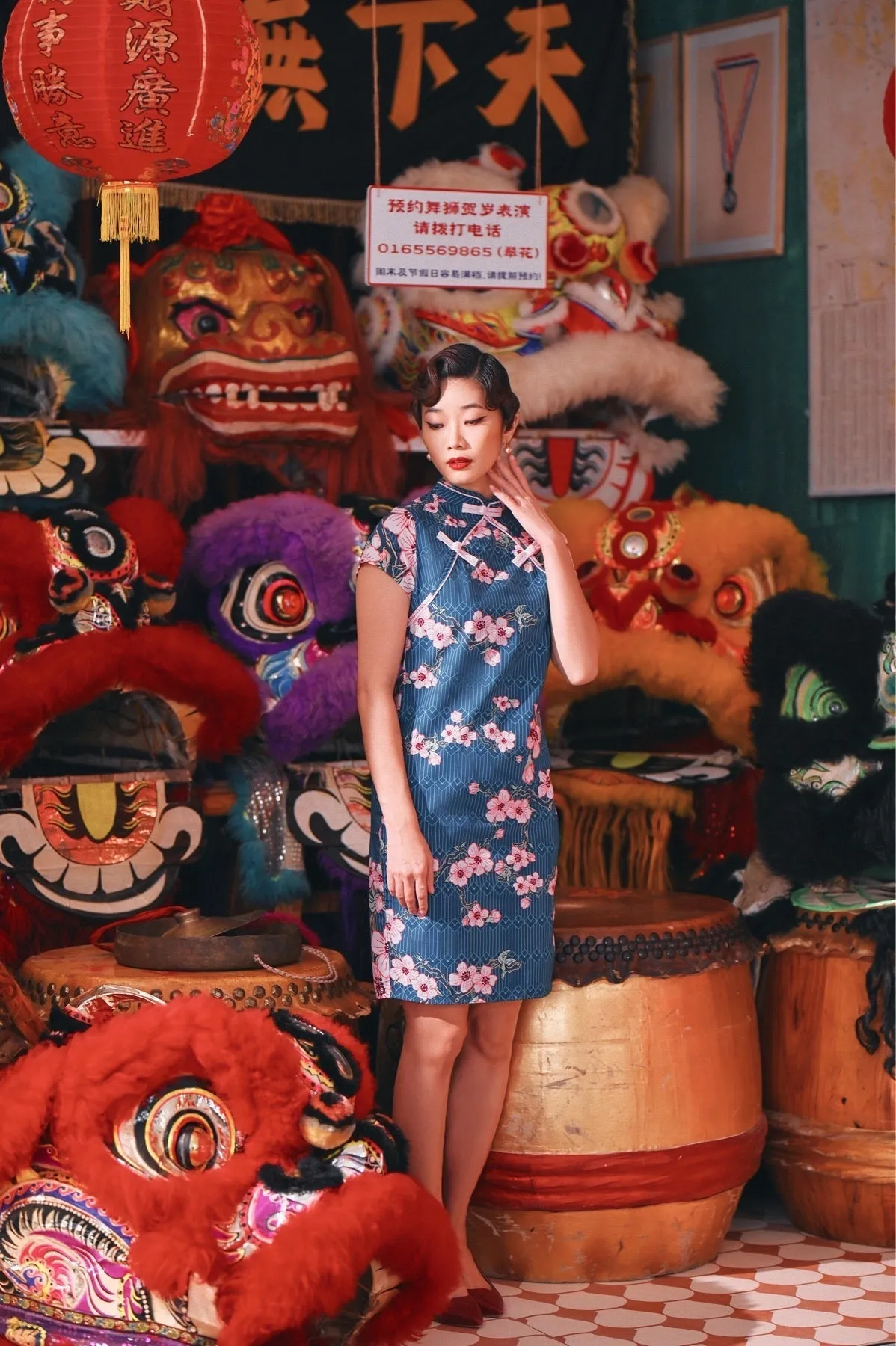 The Chinatown Women Cheongsam Dress - Blossom