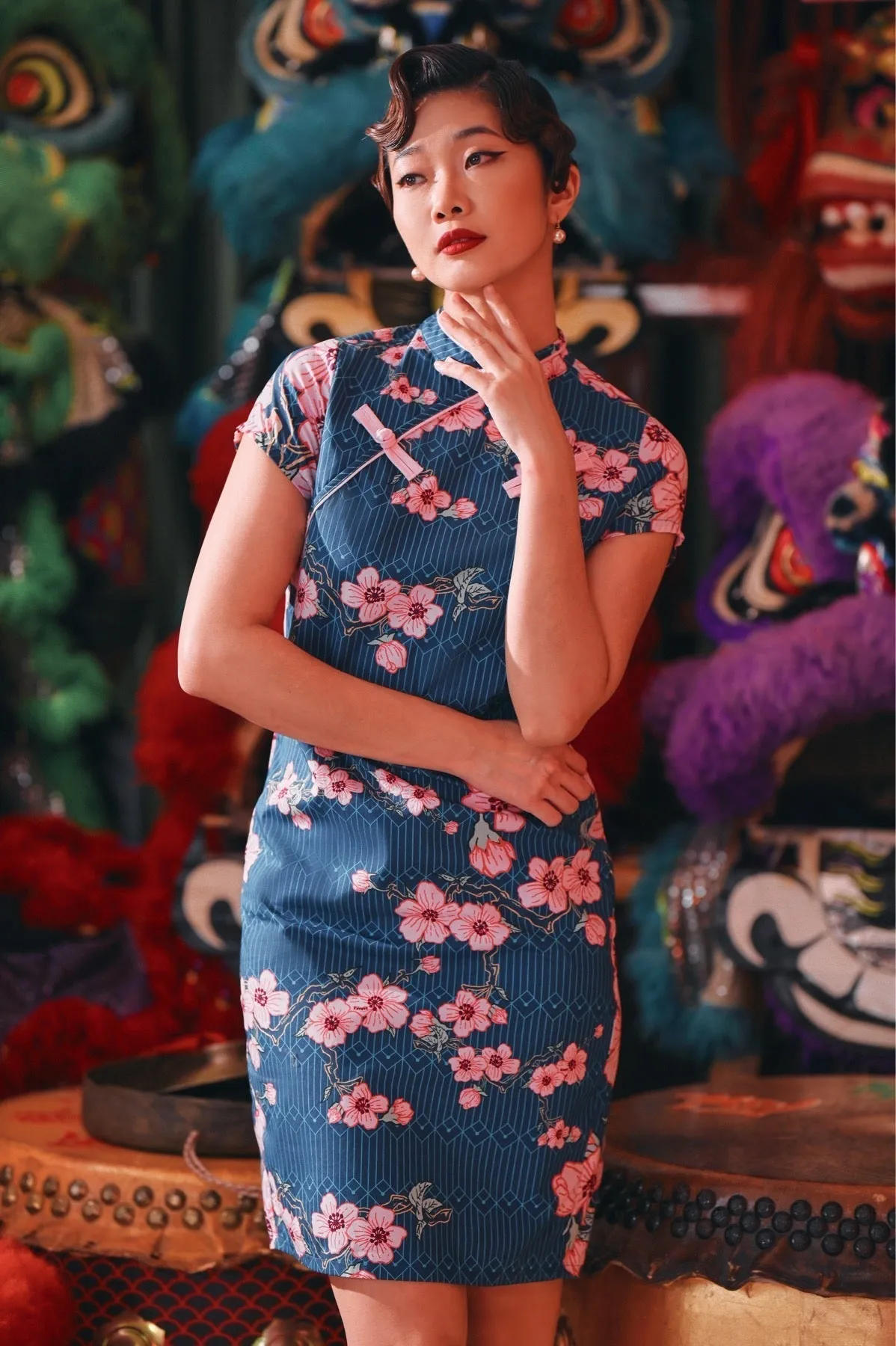 The Chinatown Women Cheongsam Dress - Blossom