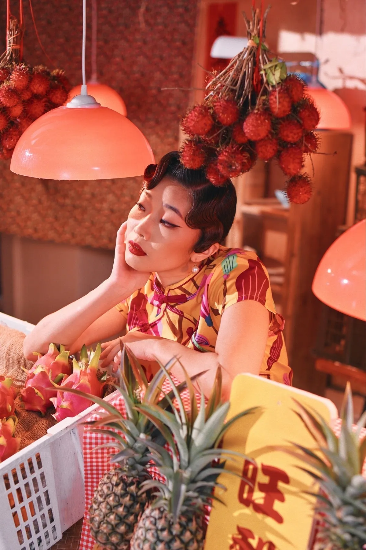 The Chinatown Women Cheongsam Top - Rich