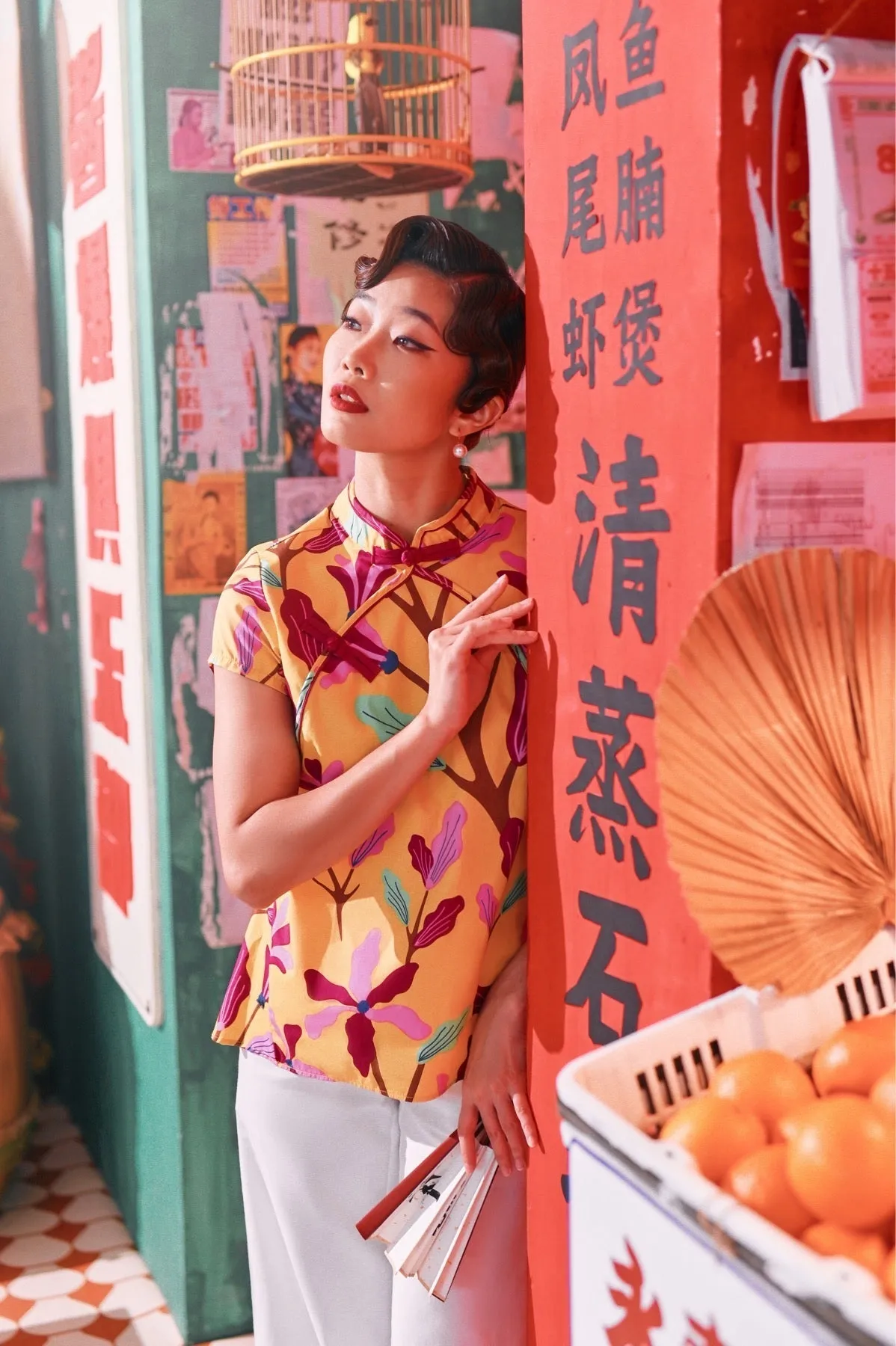 The Chinatown Women Cheongsam Top - Rich