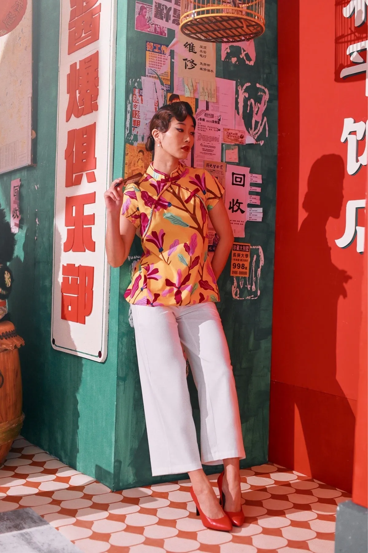 The Chinatown Women Cheongsam Top - Rich