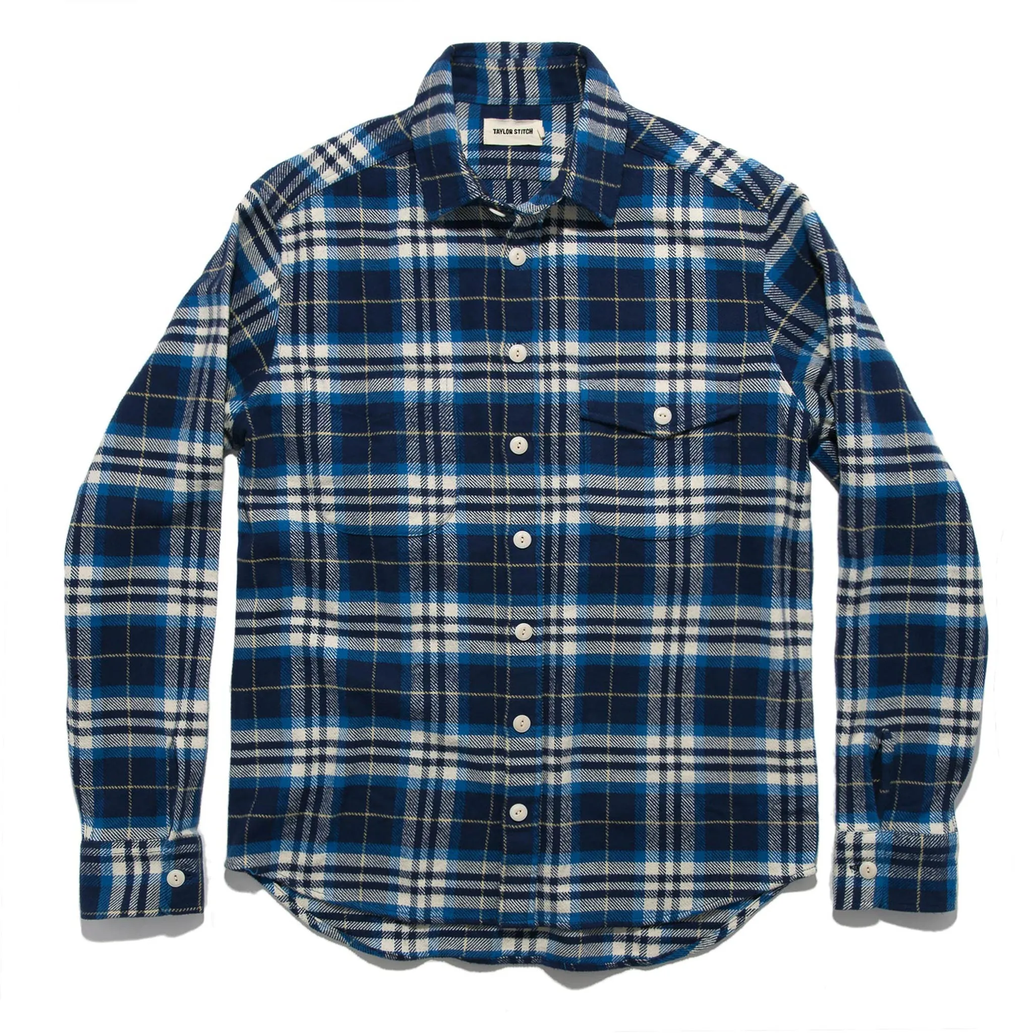 The Crater Shirt in Blue Plaid