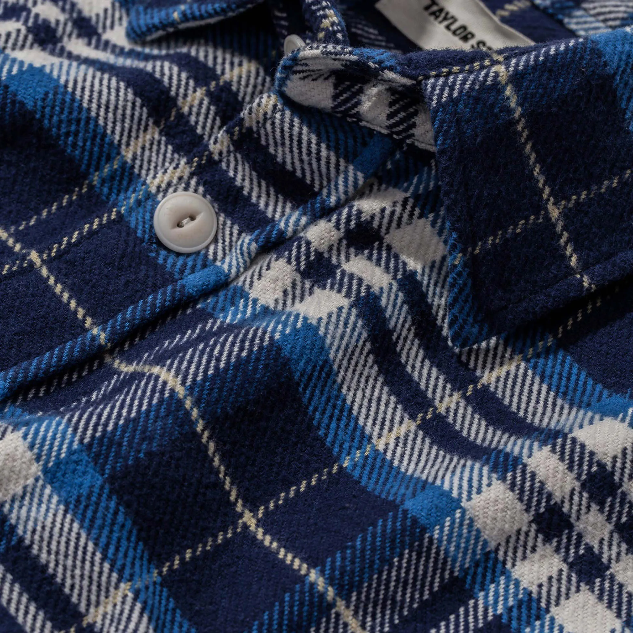 The Crater Shirt in Blue Plaid