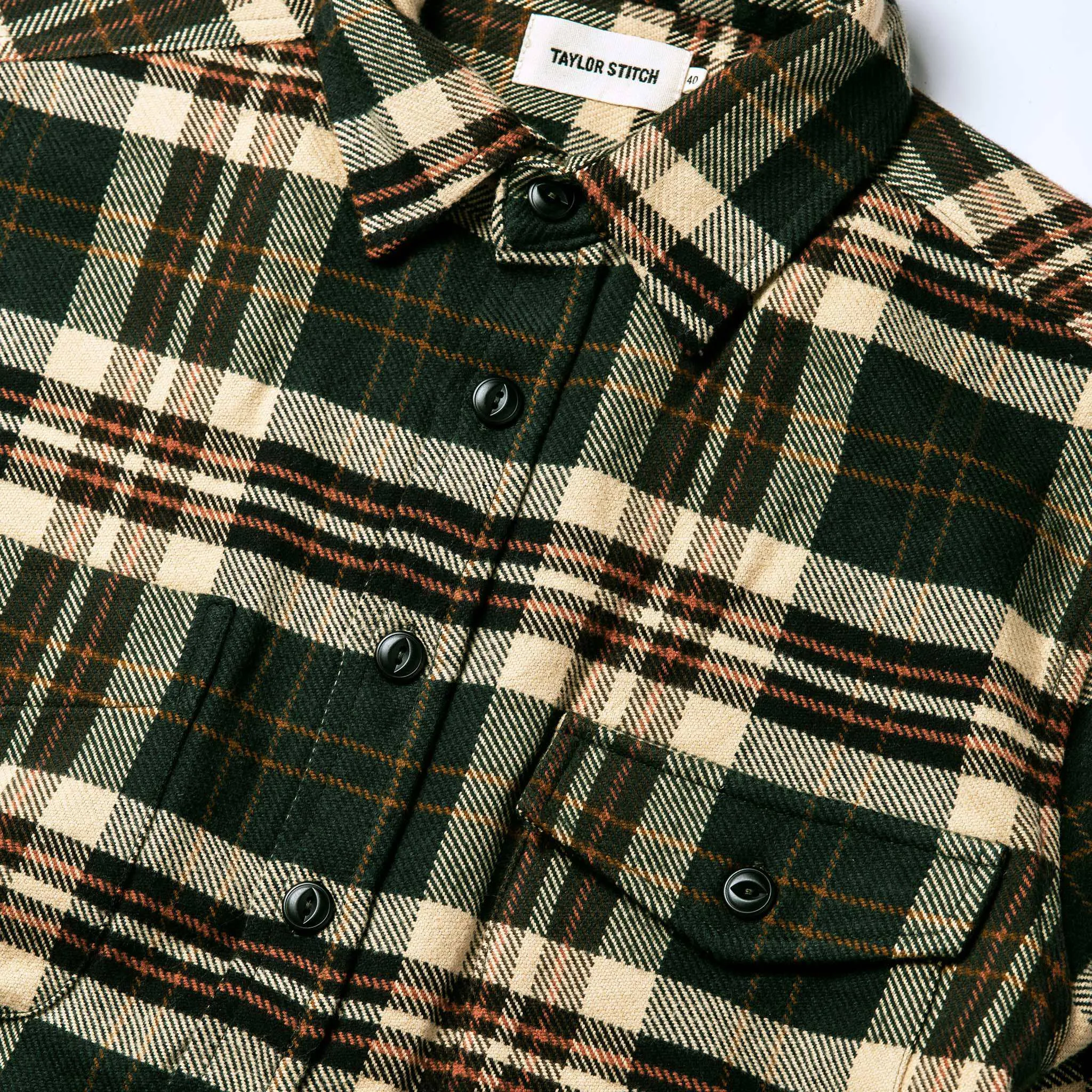 The Crater Shirt in Forest Plaid