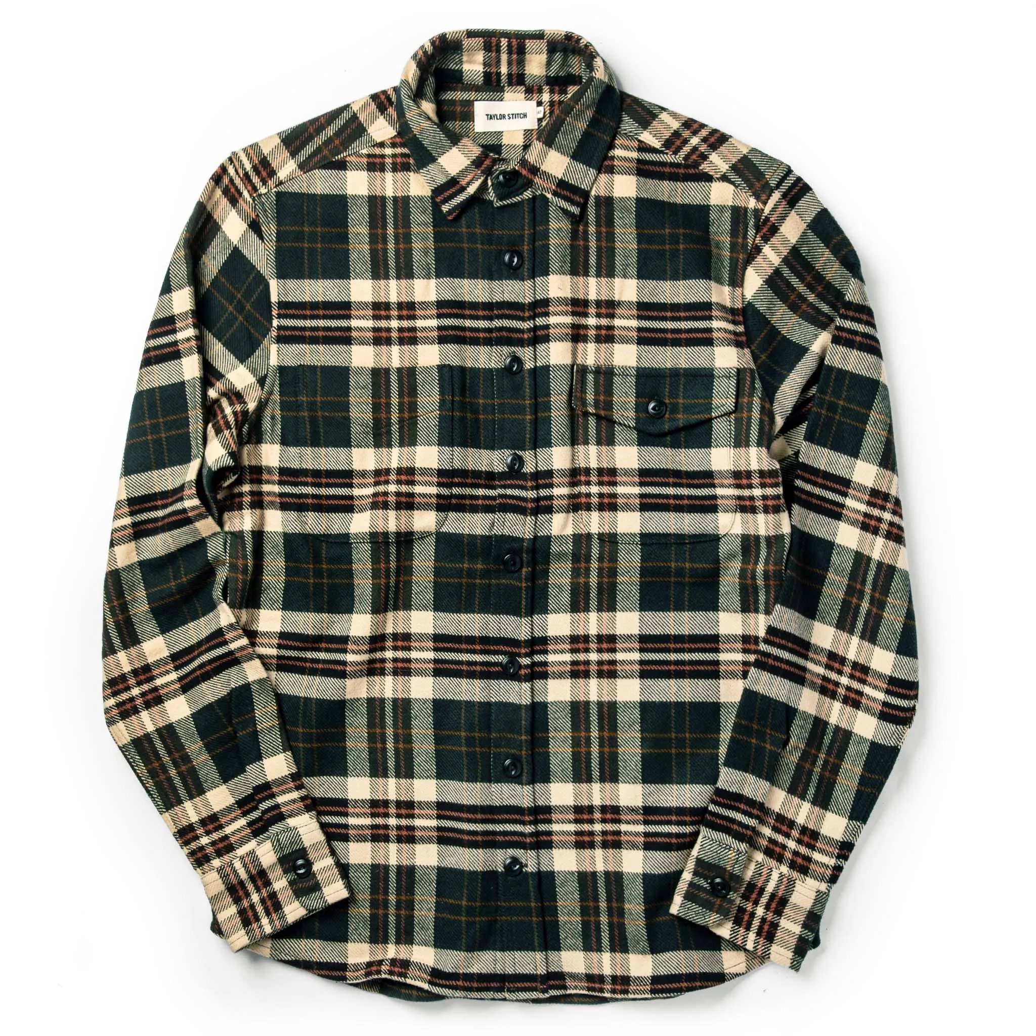 The Crater Shirt in Forest Plaid