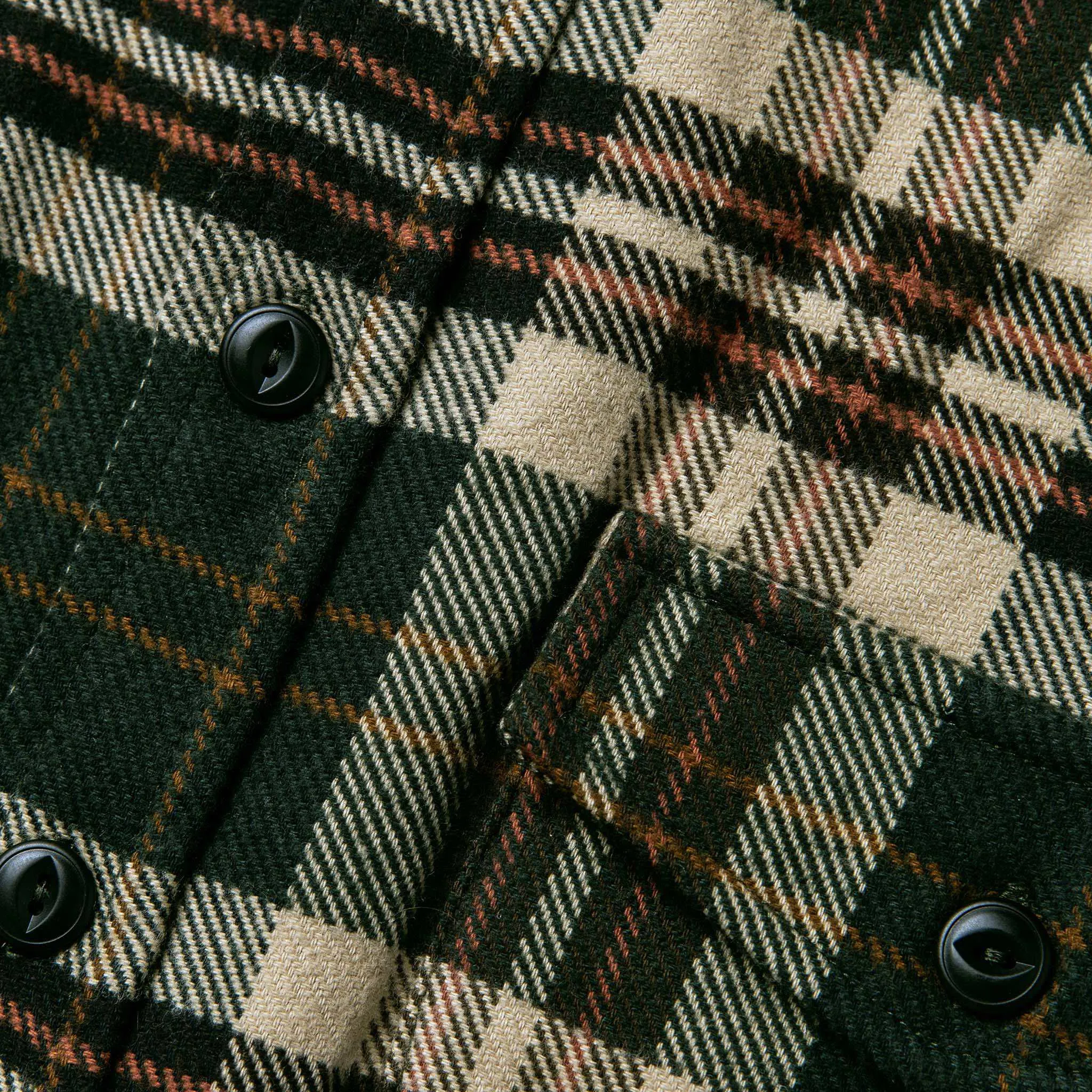 The Crater Shirt in Forest Plaid