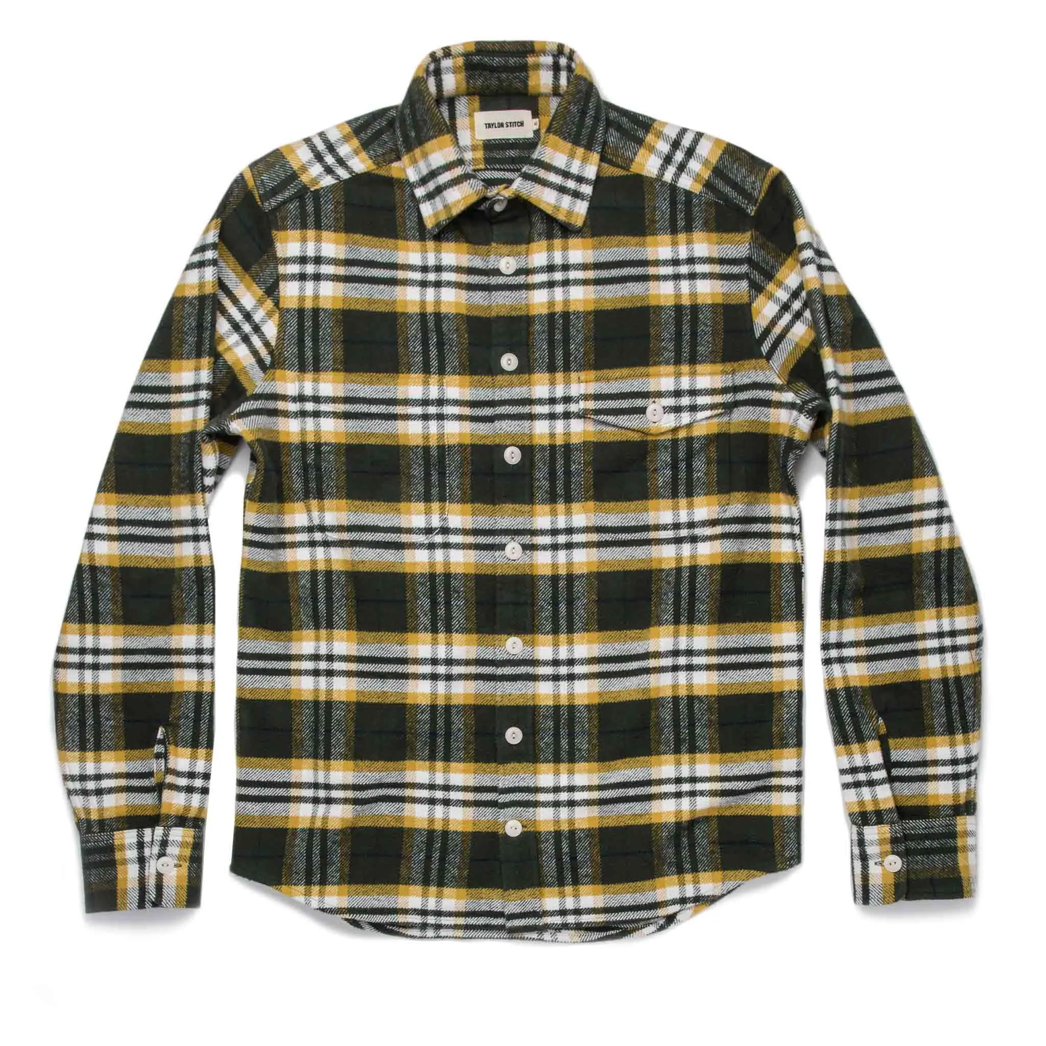 The Crater Shirt in Green Plaid