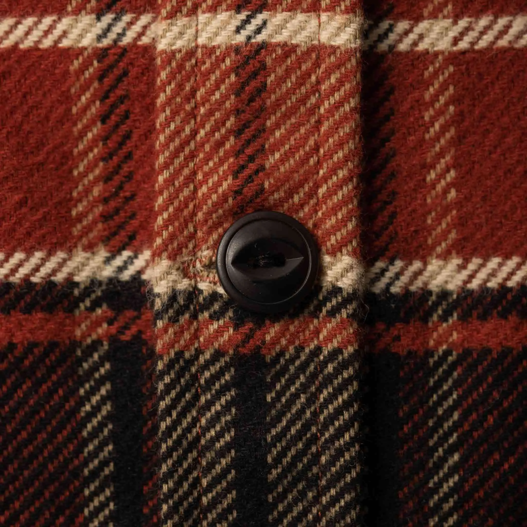 The Crater Shirt in Rust Plaid