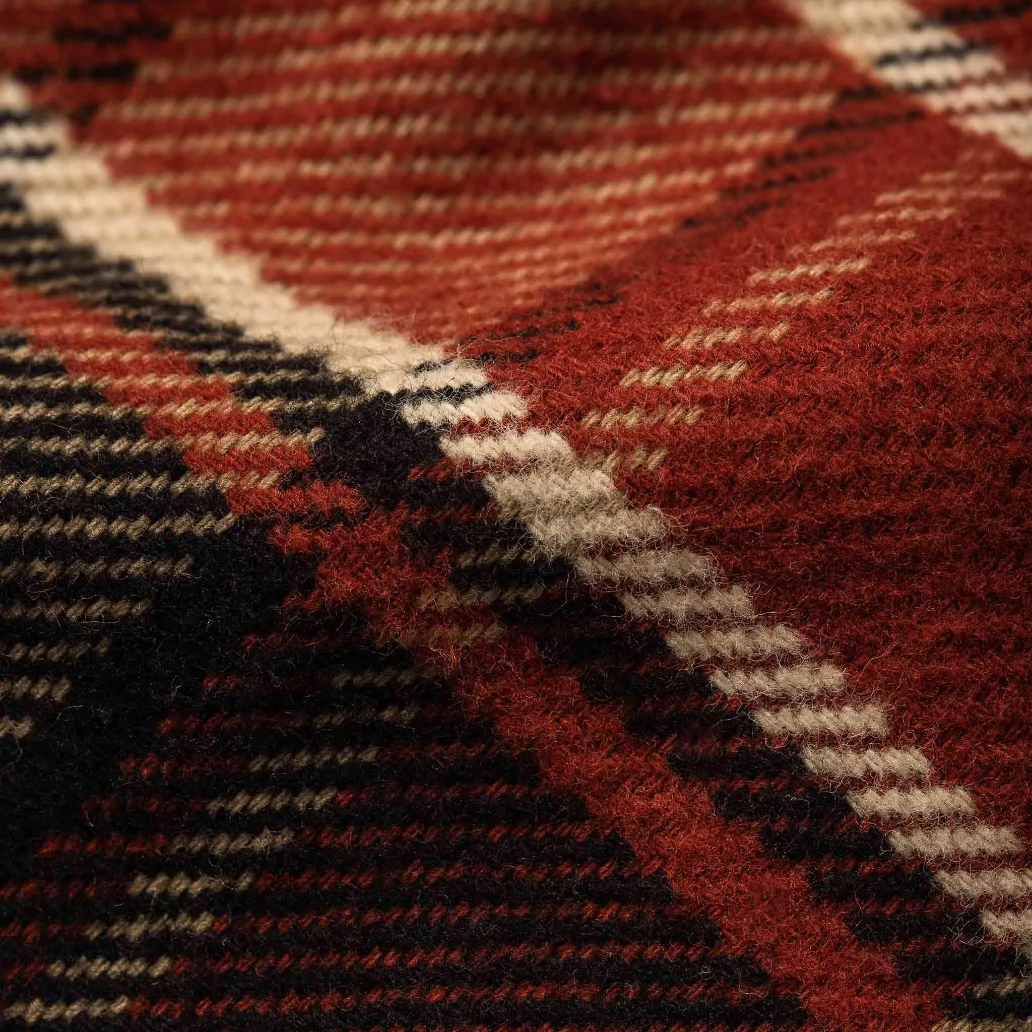 The Crater Shirt in Rust Plaid