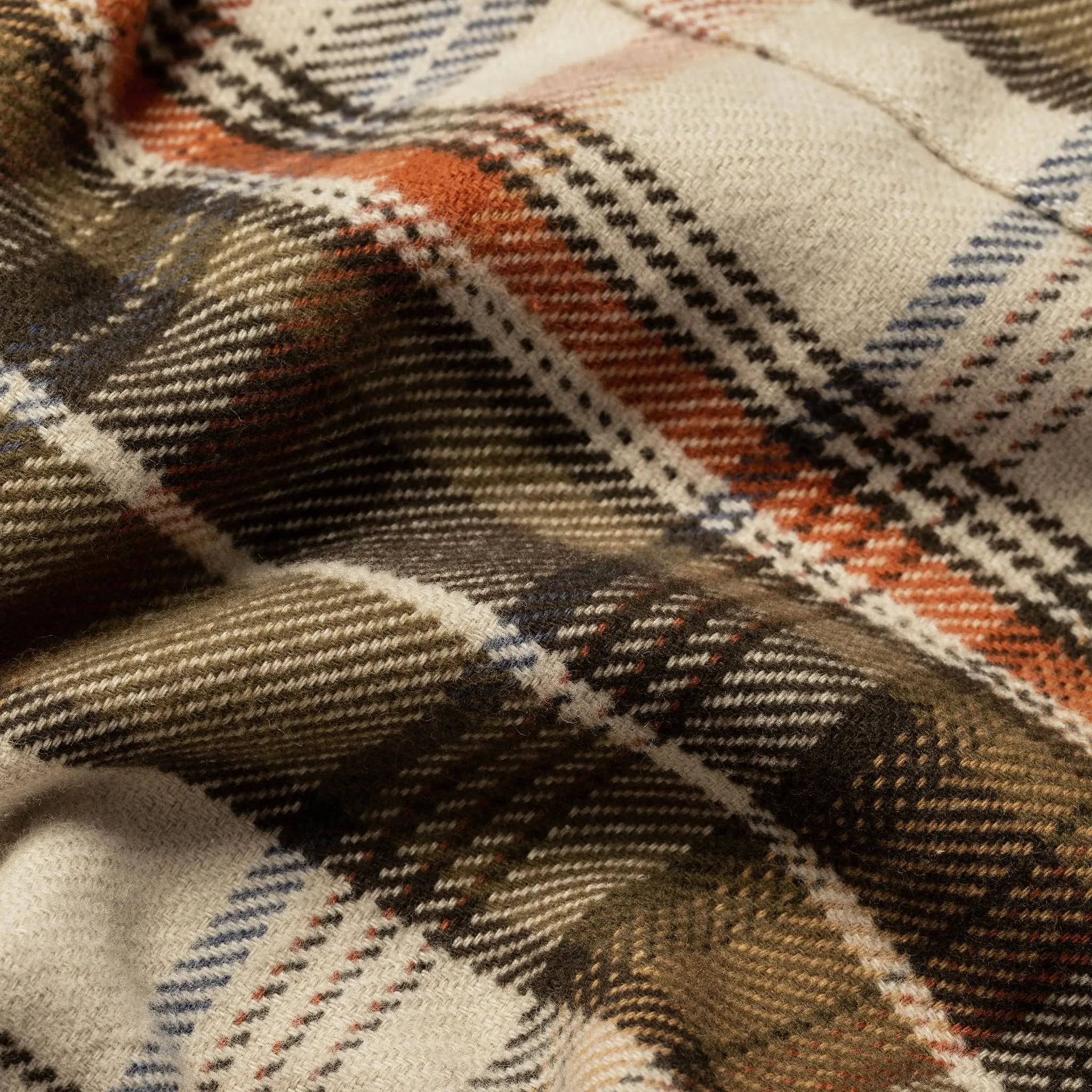 The Crater Shirt in Tan Plaid