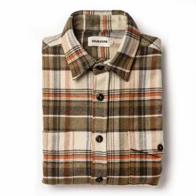 The Crater Shirt in Tan Plaid