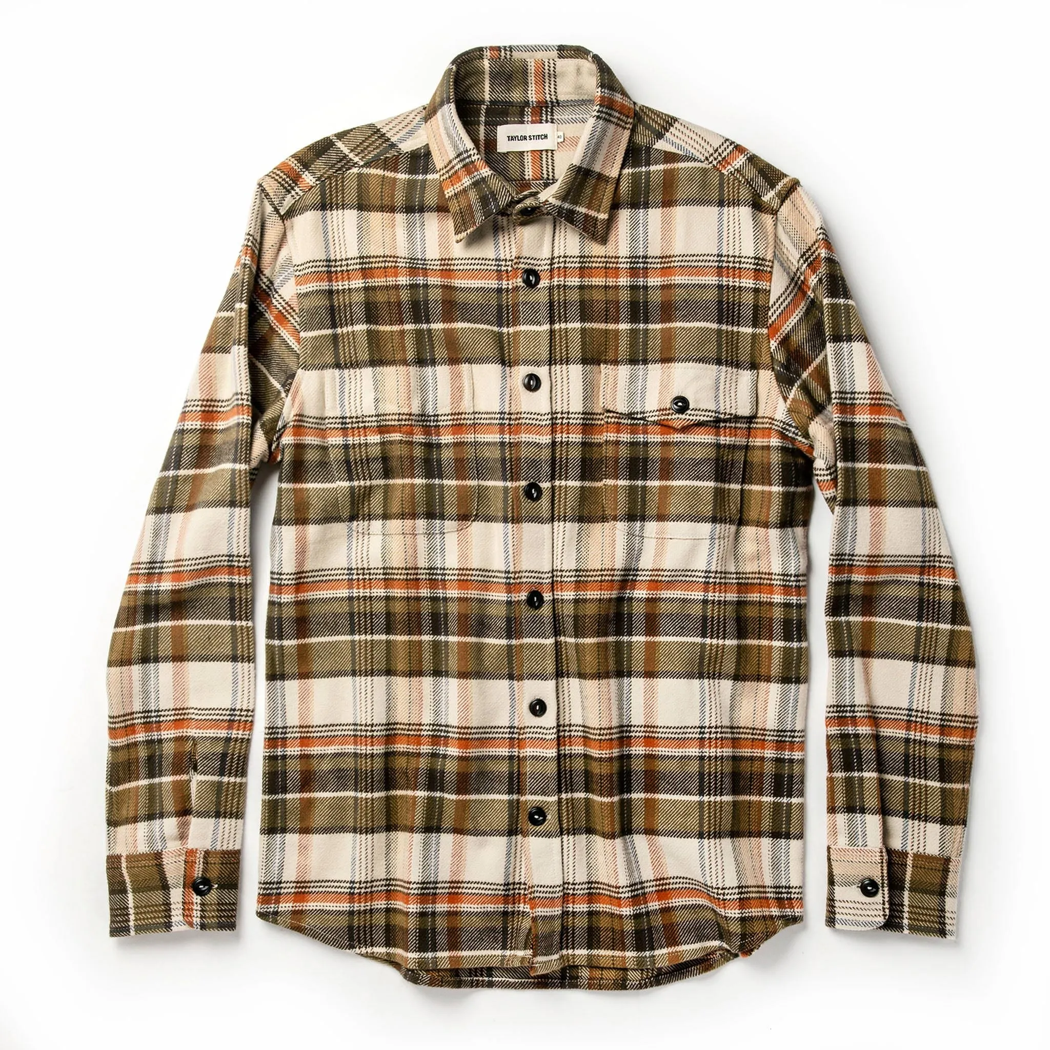 The Crater Shirt in Tan Plaid