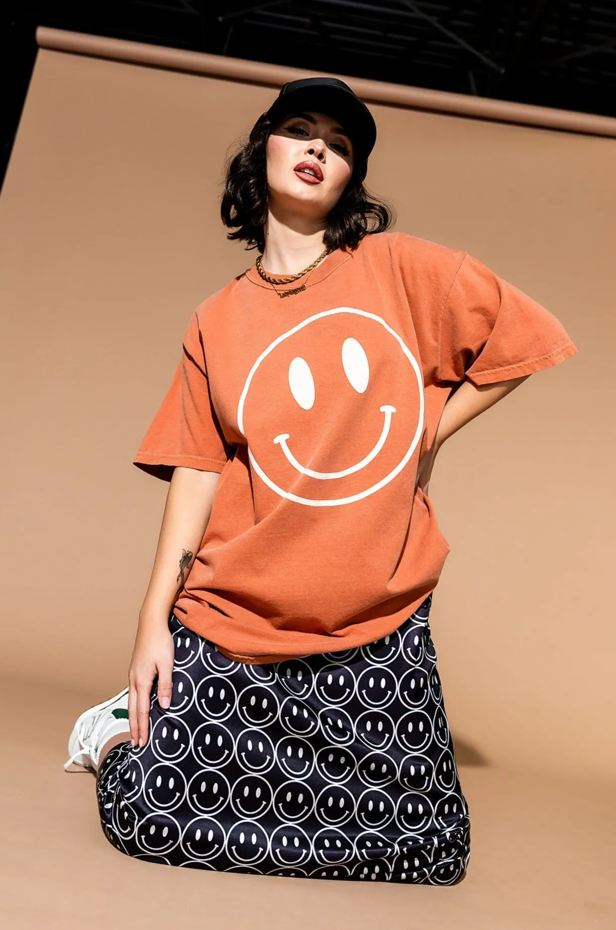 The World Needs Your Magic Oversized Tee in Sunset